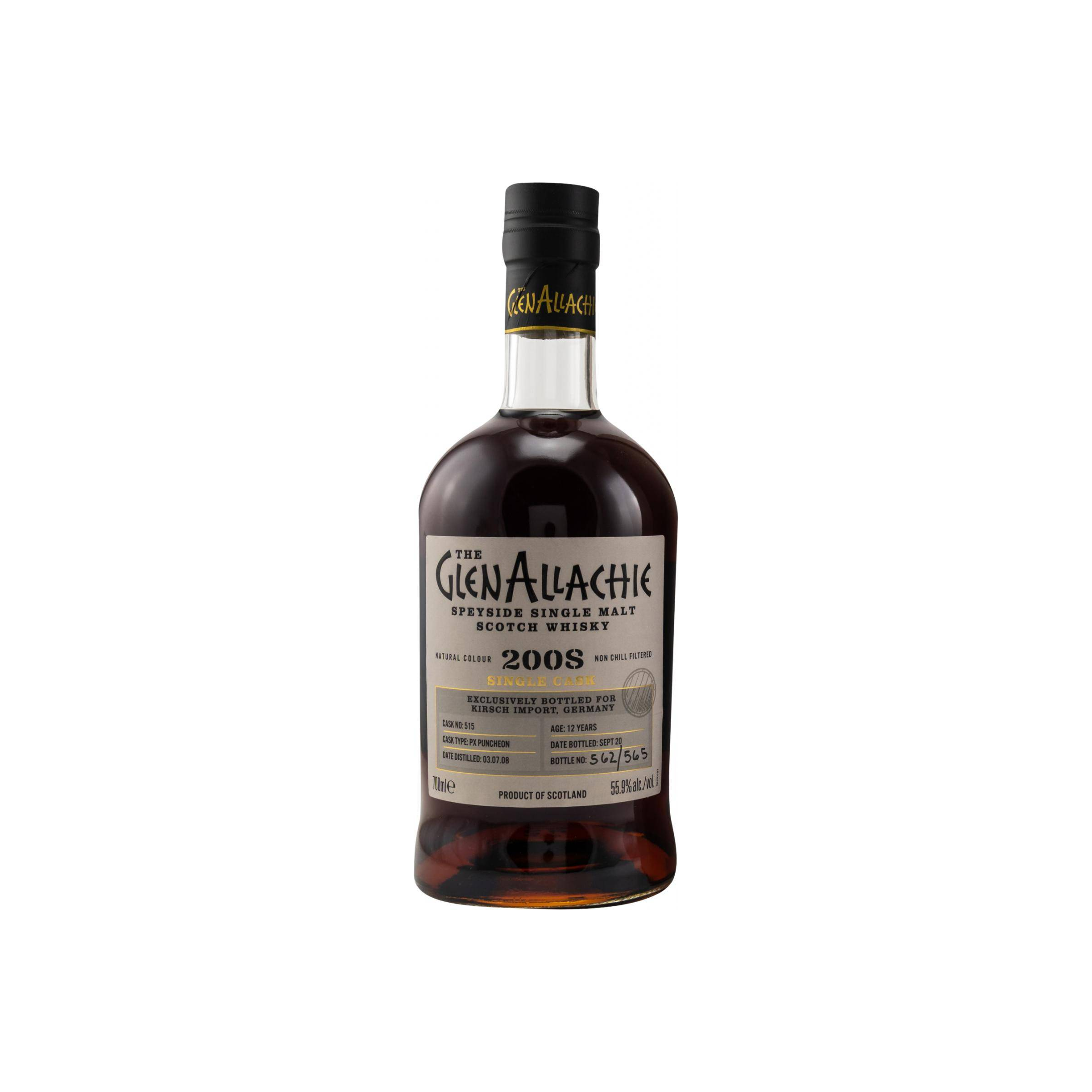 The GlenAllachie Single Cask 2008 12 Years Single Malt Whisky