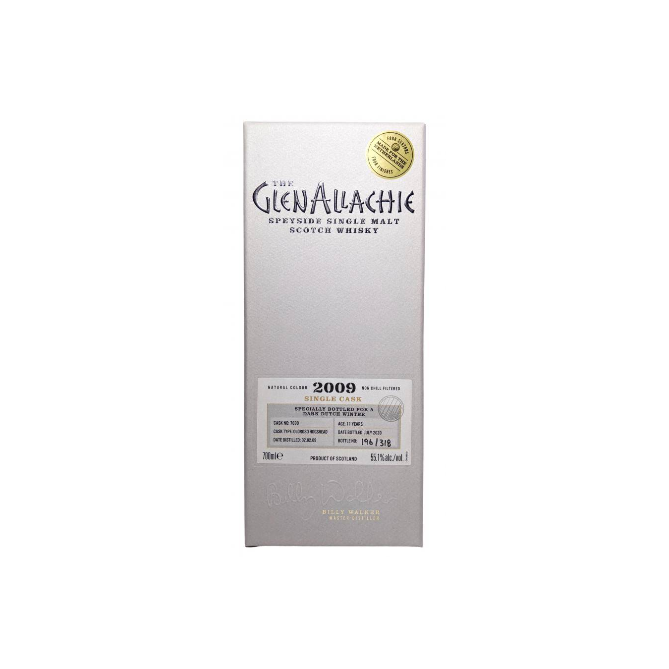 The GlenAllachie Single Cask 2009 11 Years Single Malt Whisky 2