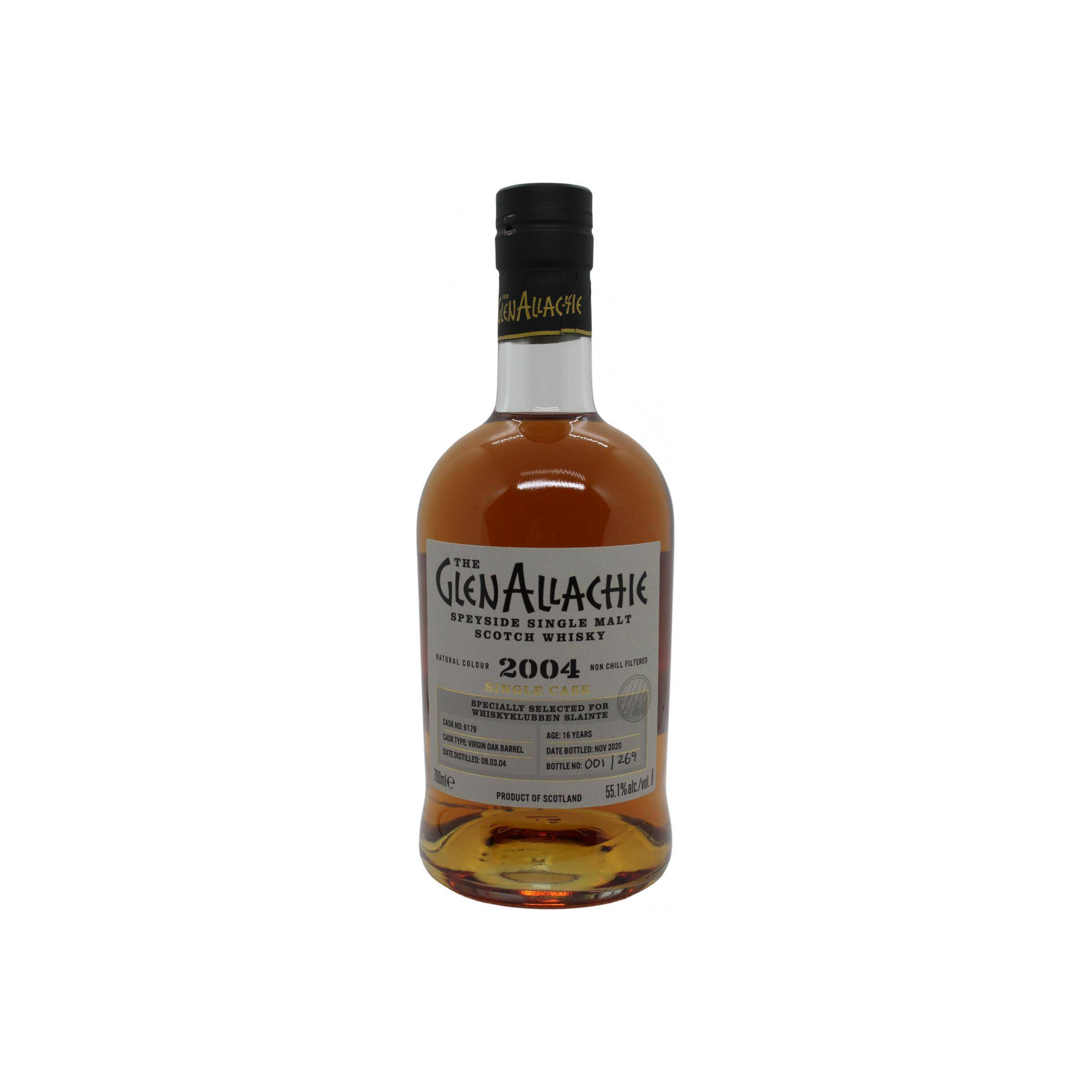The GlenAllachie Single Cask 2004 16 Years Single Malt Whisky
