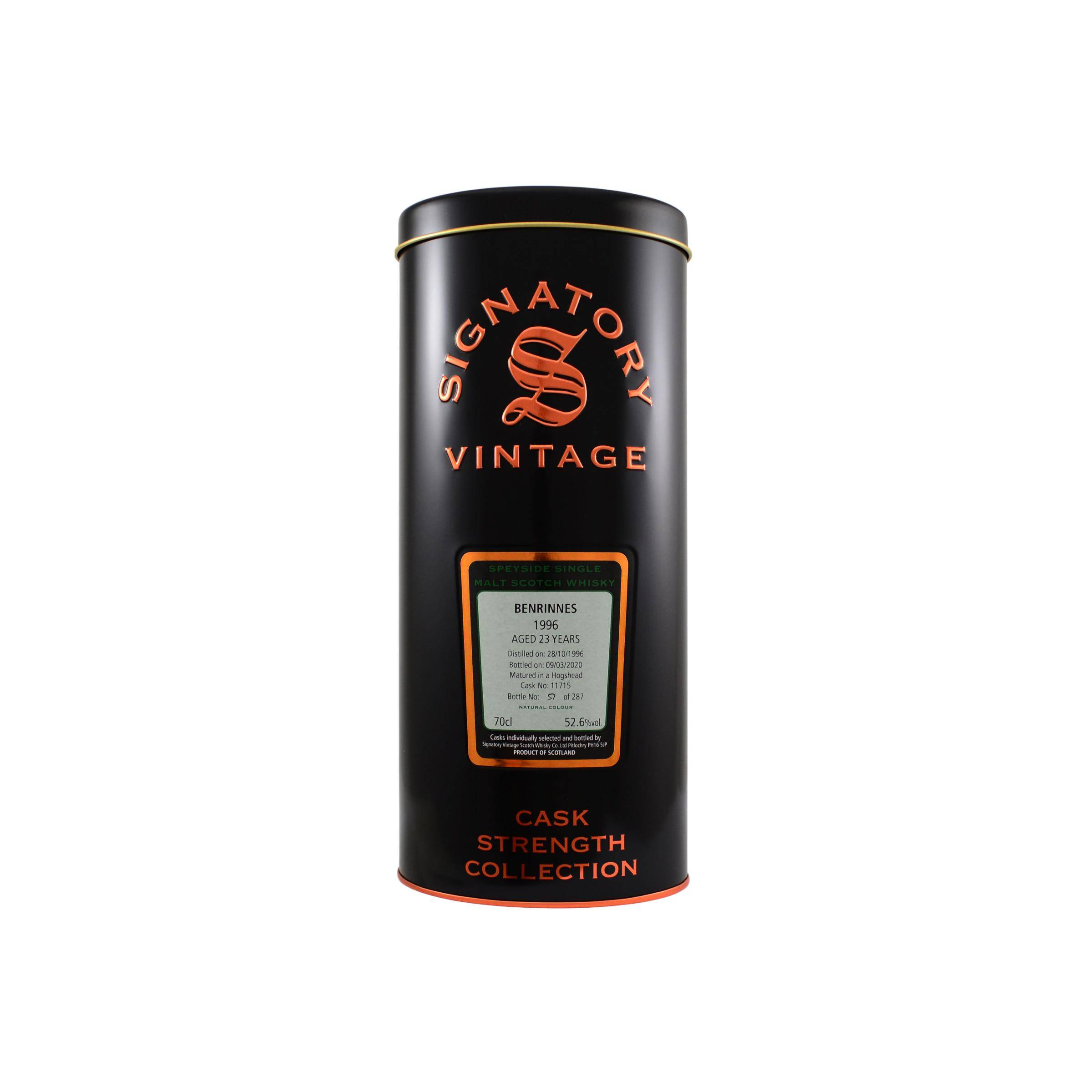 Benrinnes Cask Strength Collection 1996 23 Years Single Malt Whisky 2