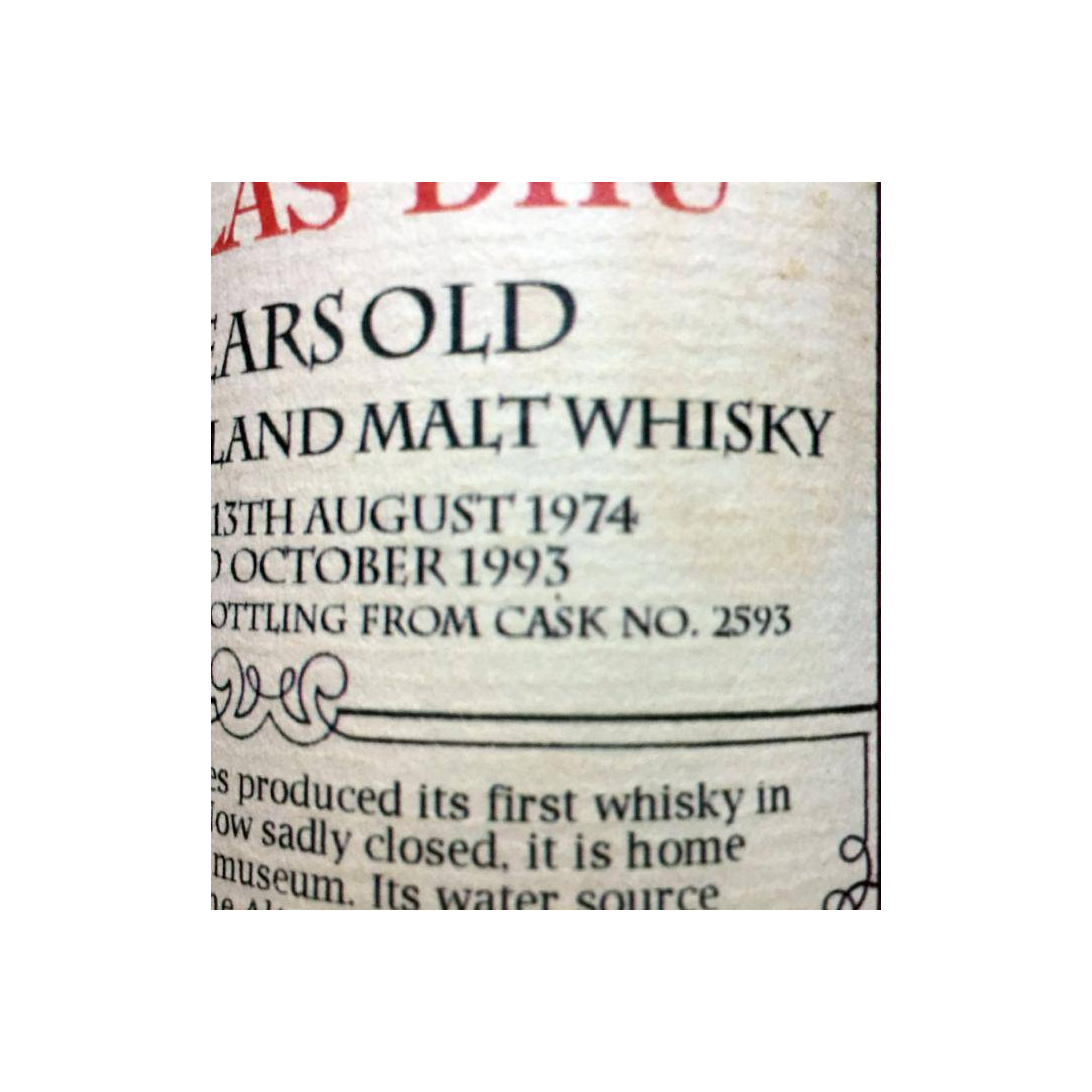 Dallas Dhu 1974 19 Years Single Malt Whisky 3