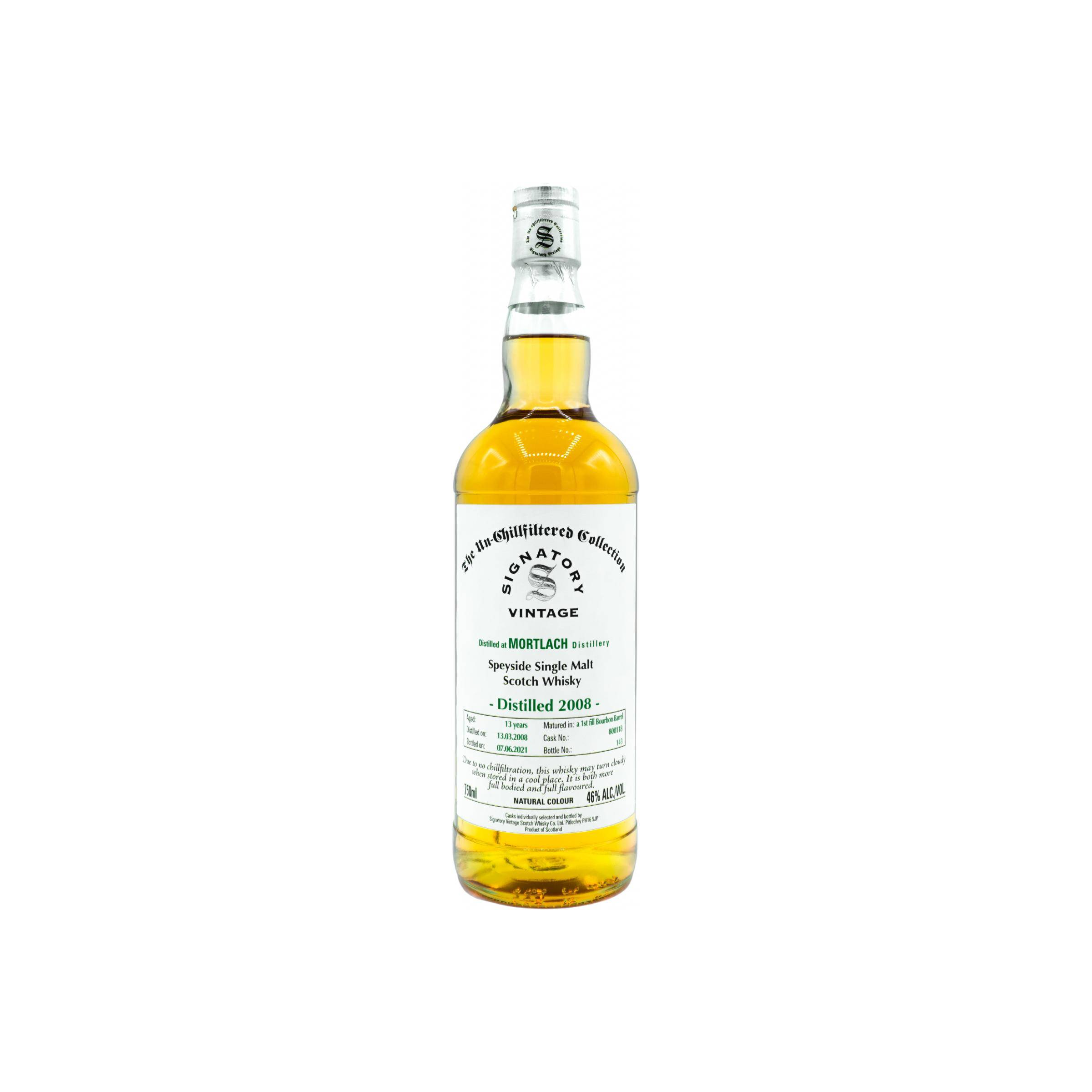 Mortlach The Un-Chillfiltered Collection 2008 13 Years Single Malt Whisky