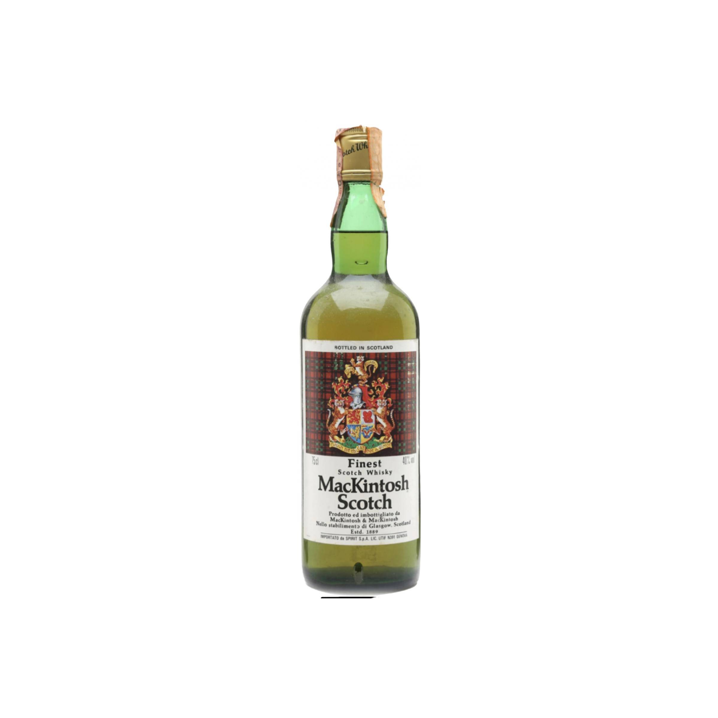 MacKintosh Scotch Finest Scotch Whisky