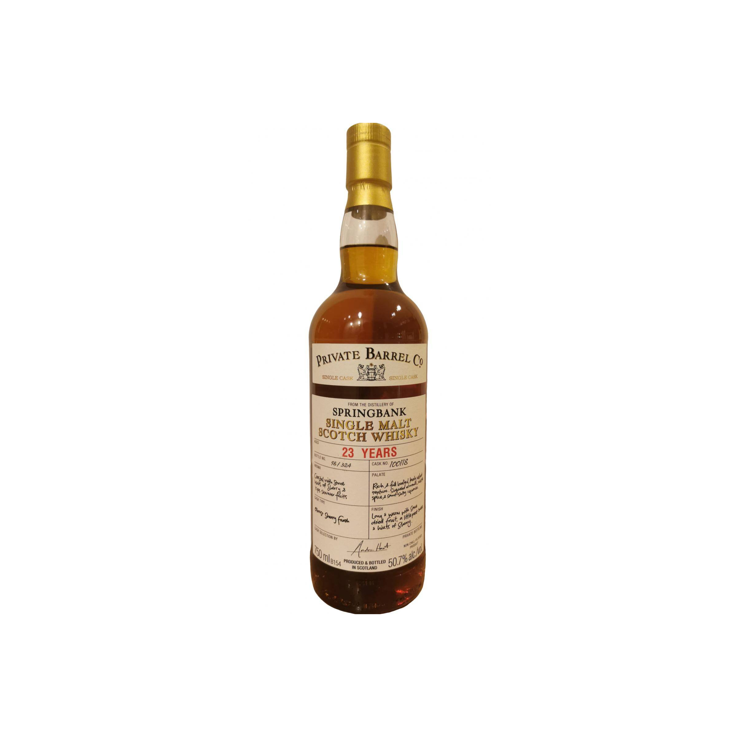 Springbank 23 Years Single Malt Whisky