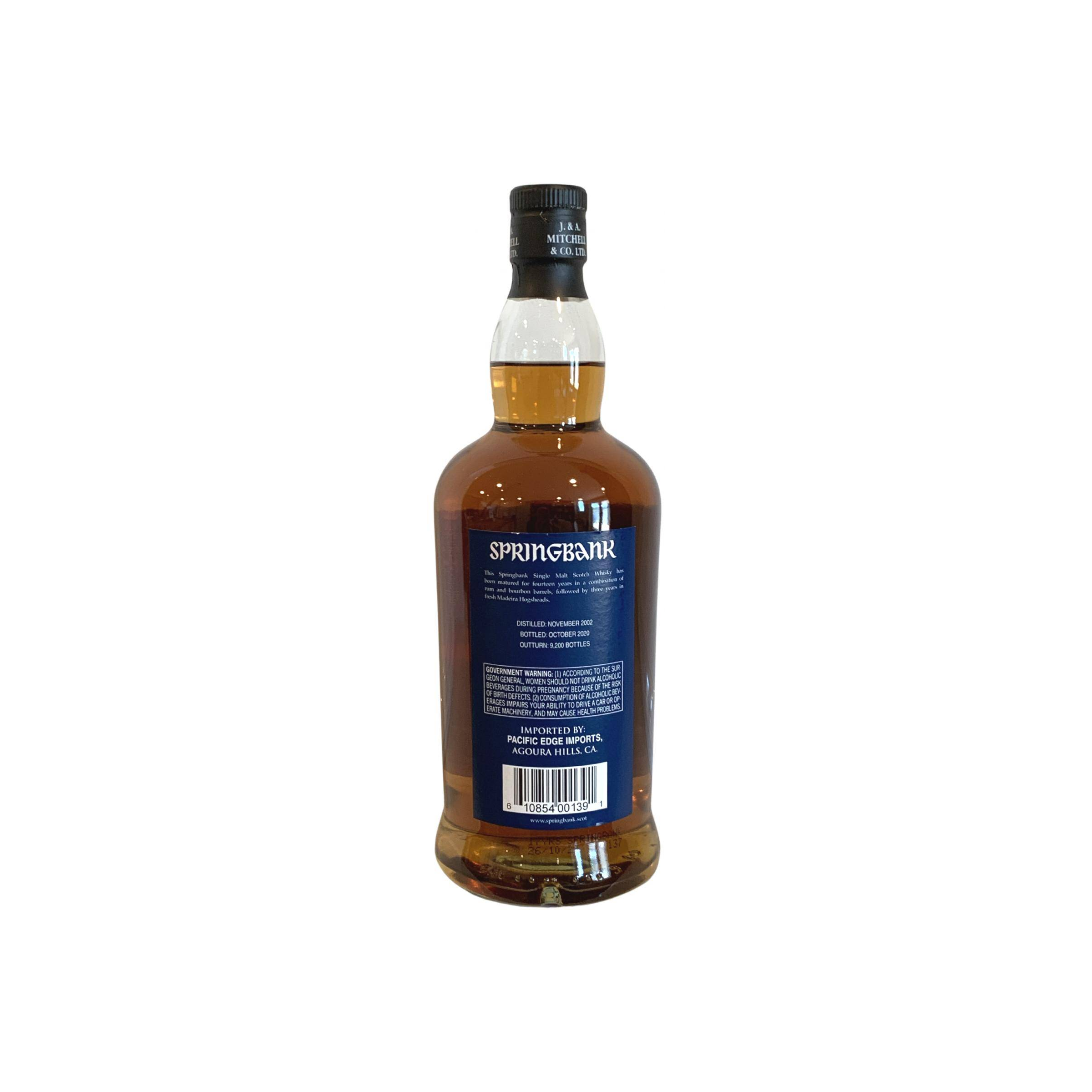 Springbank 2002 17 Years Single Malt Whisky 2