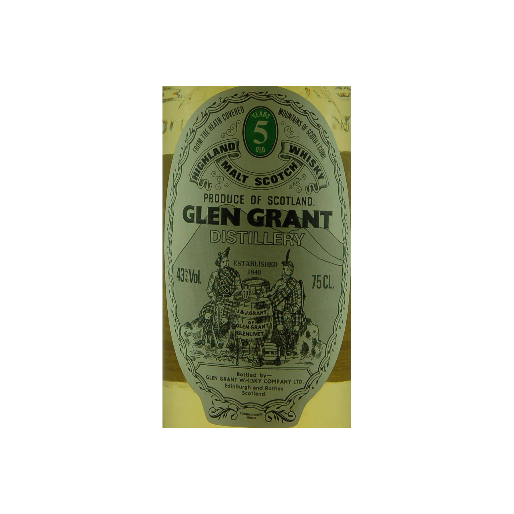 Glen Grant 1971 5 Years Single Malt Whisky 2