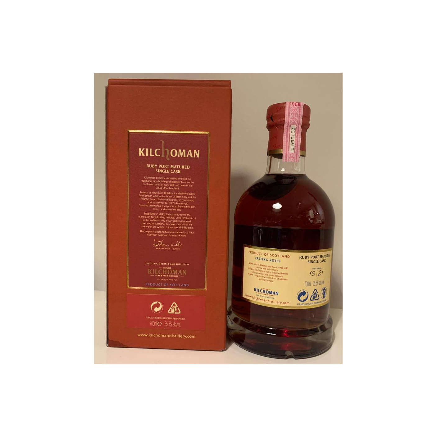 Kilchoman 2014 6 Years Single Malt Whisky 3