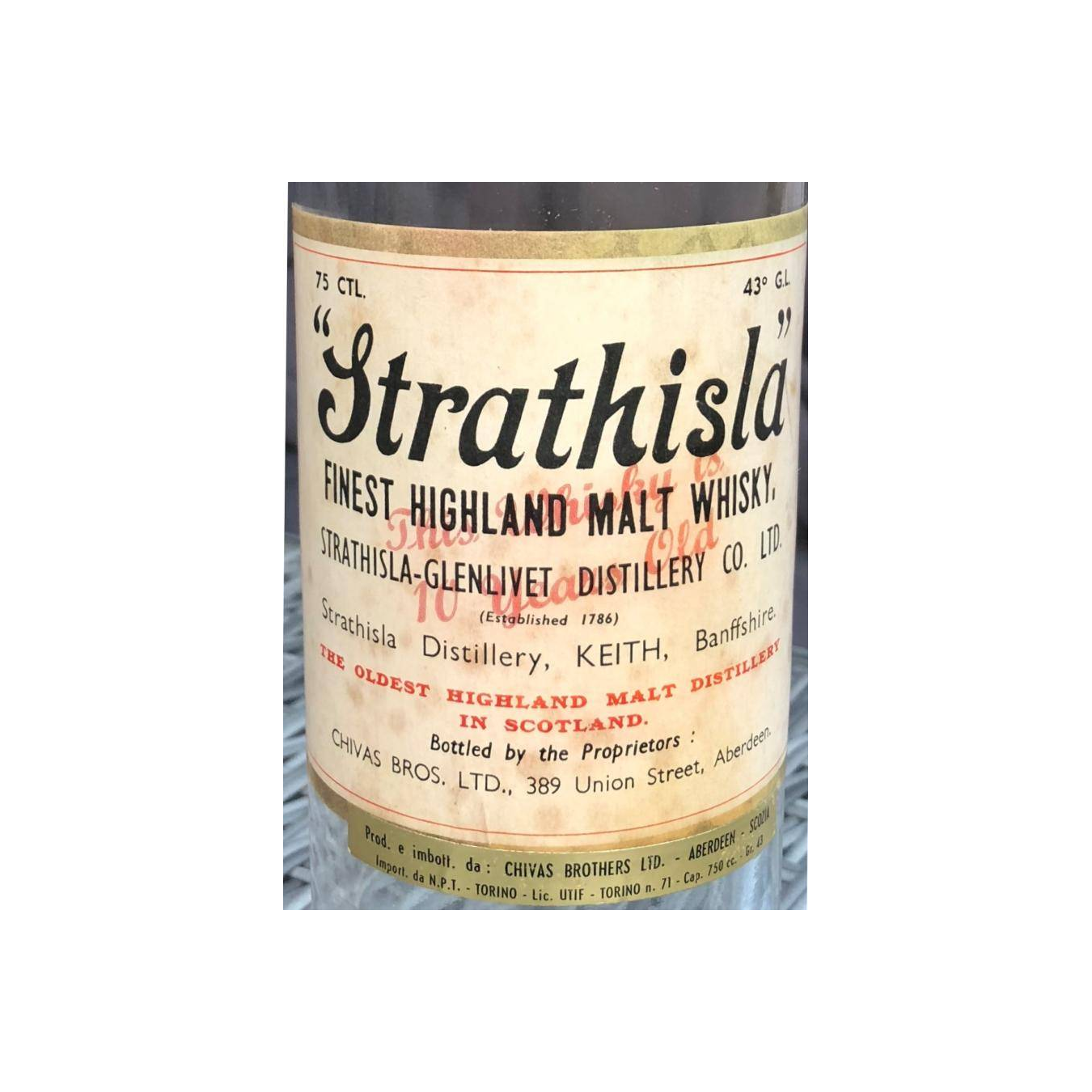 Strathisla 10 Years Single Malt Whisky 2