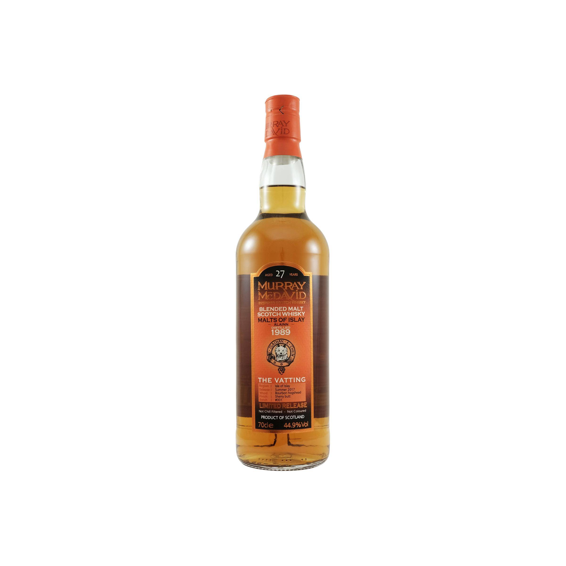 Murray McDavid 1989 27 Years Blended Malt Whisky