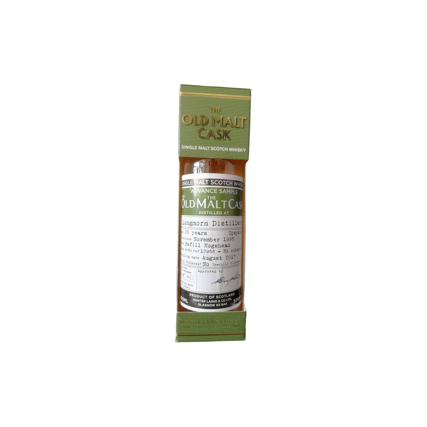 Longmorn 1996 20 Years Single Malt Whisky 3