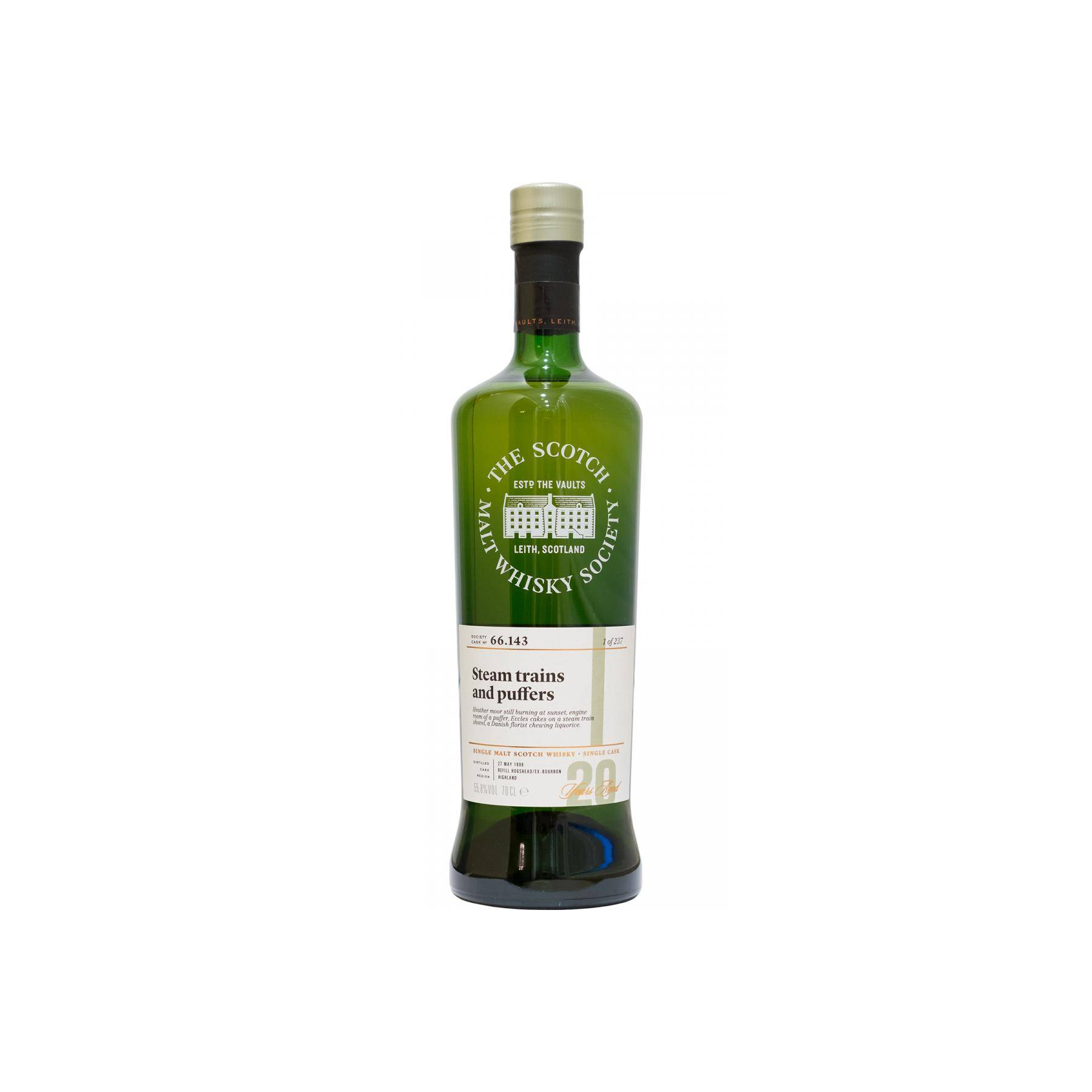 The Scotch Malt Whisky Society 1998 20 Years Single Malt Whisky
