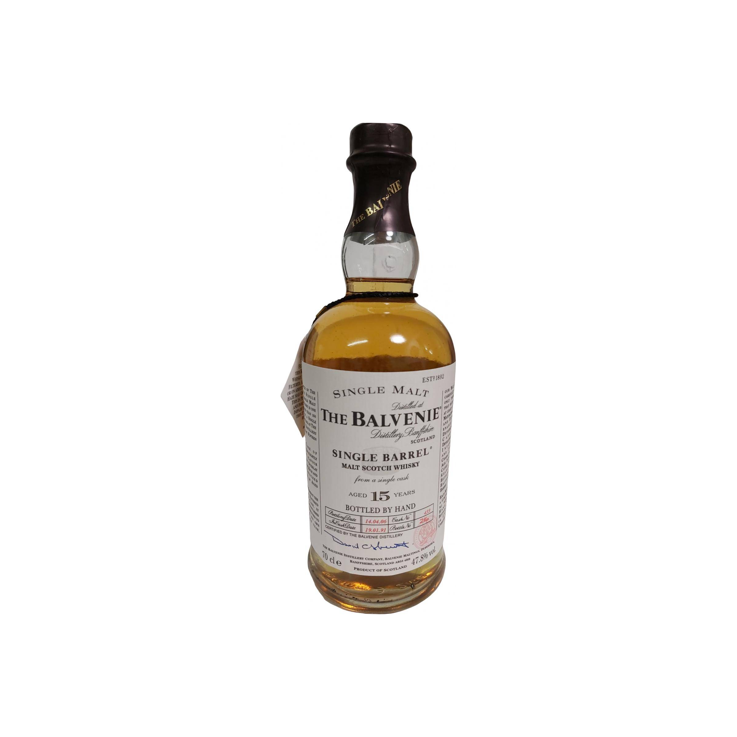 The Balvenie Single Cask 1991 15 Years Single Malt Whisky