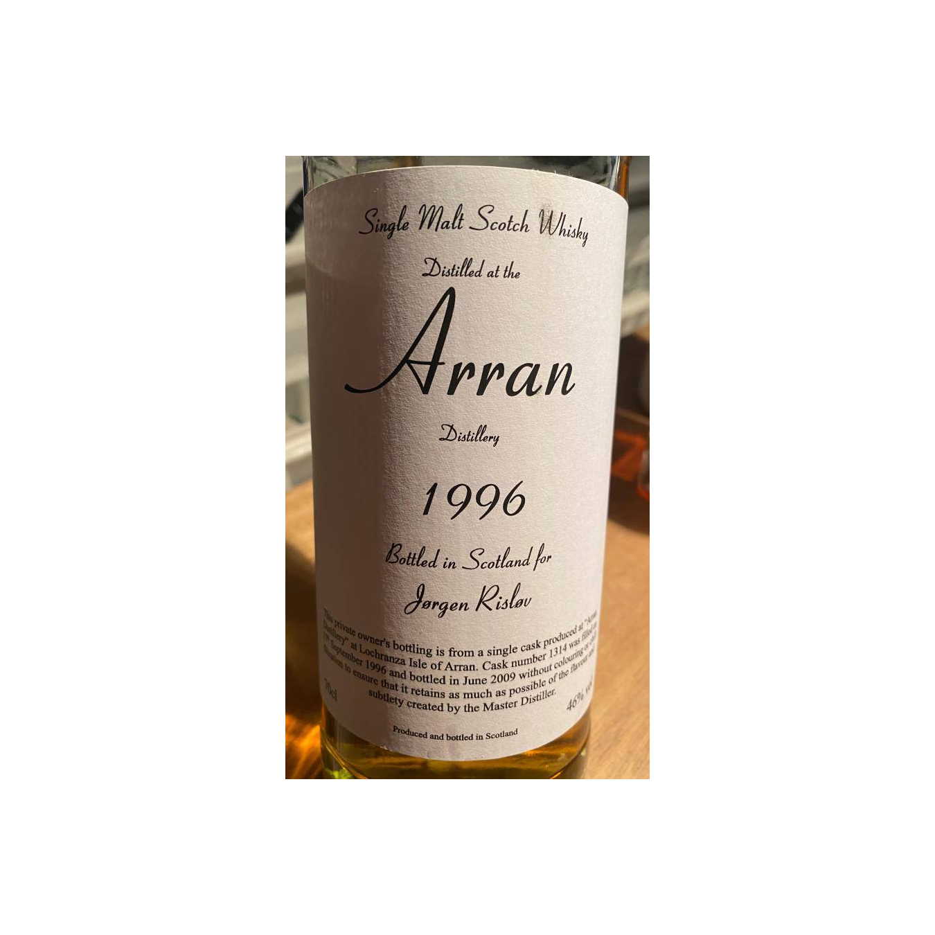 Arran 1996 12 Years Single Malt Whisky