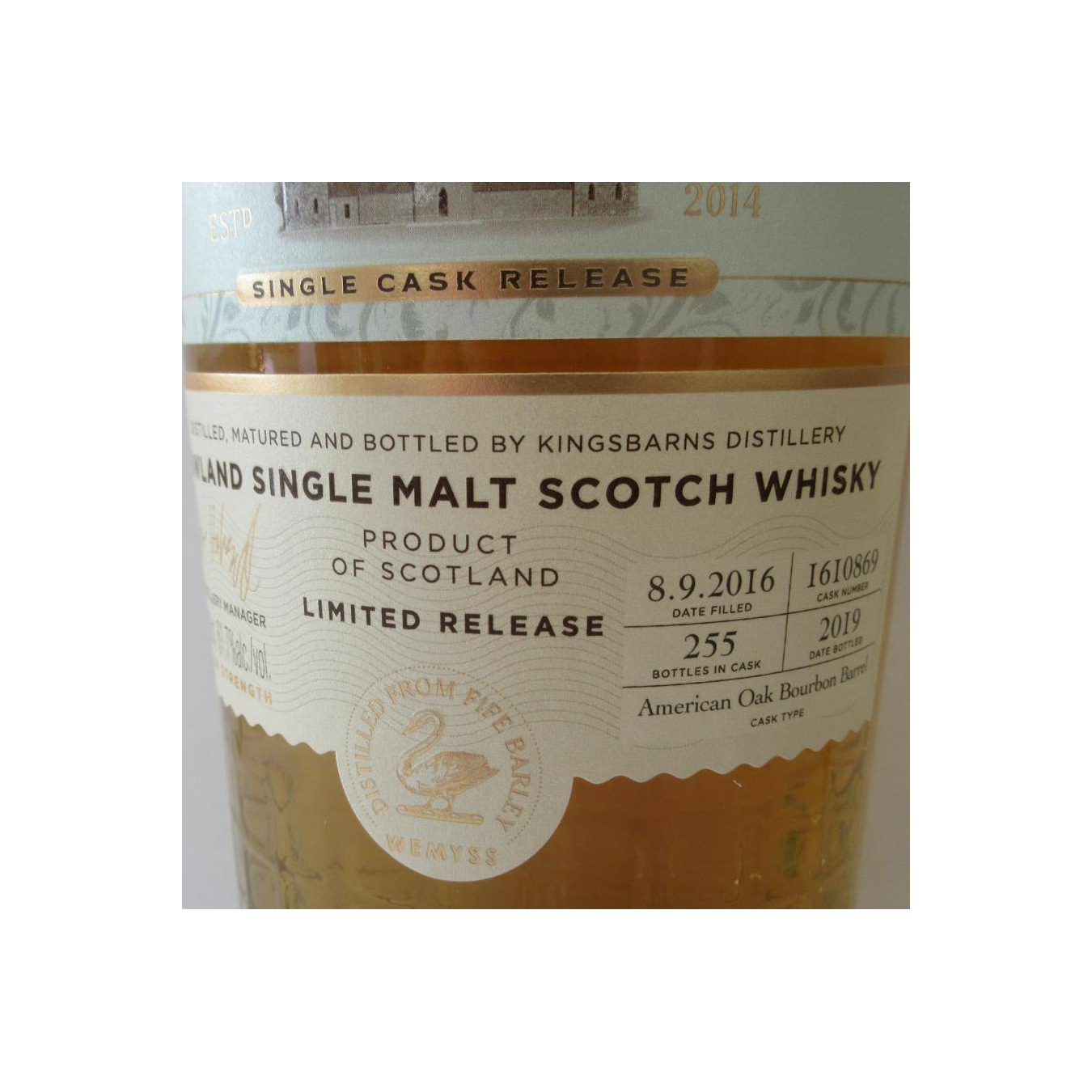 Kingsbarns 2016 2 Years Single Malt Whisky 2