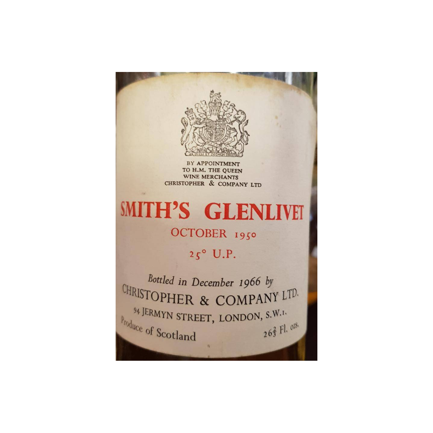The Glenlivet 1950 16 Years Single Malt Whisky
