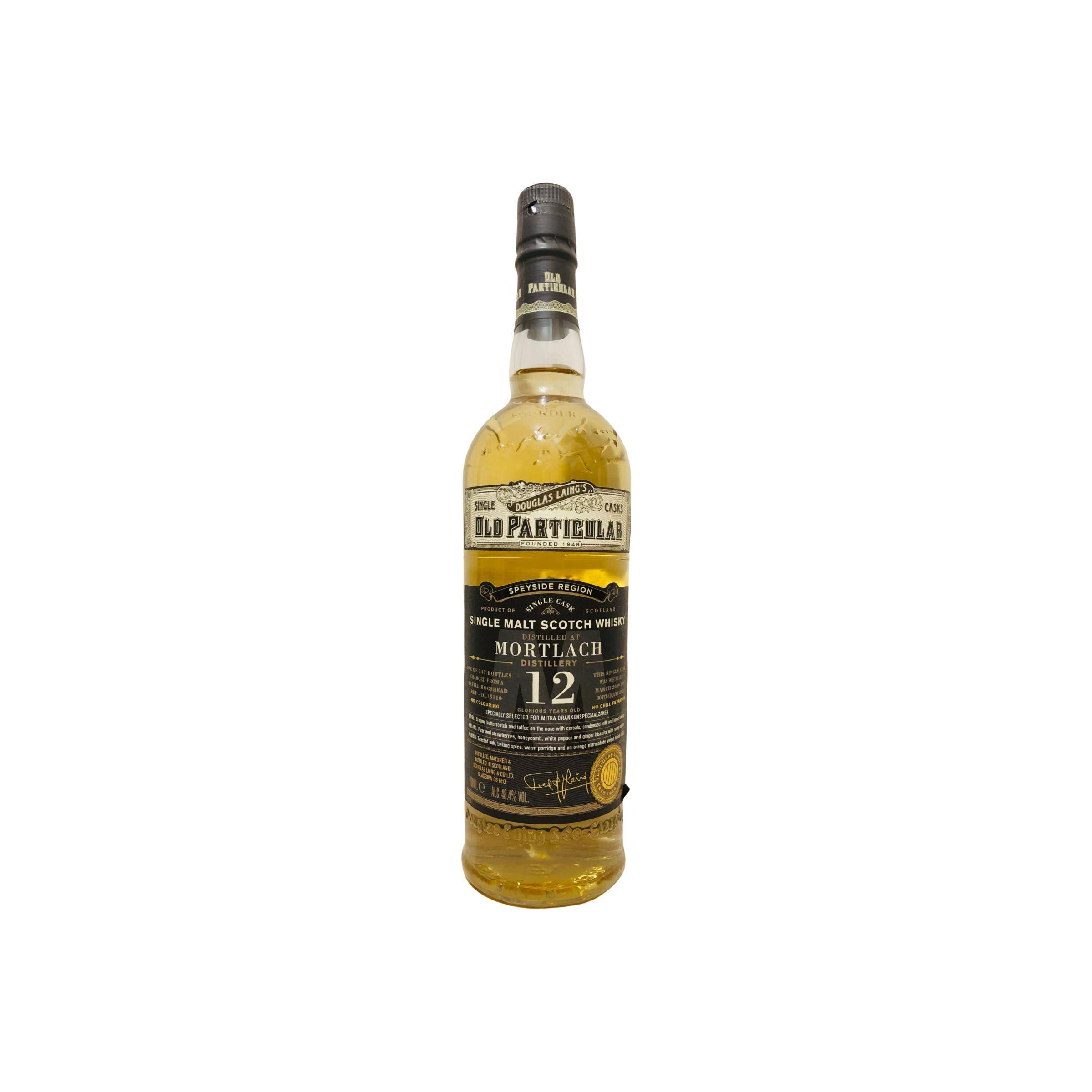 Mortlach Old Particular 2009 12 Years Single Malt Whisky
