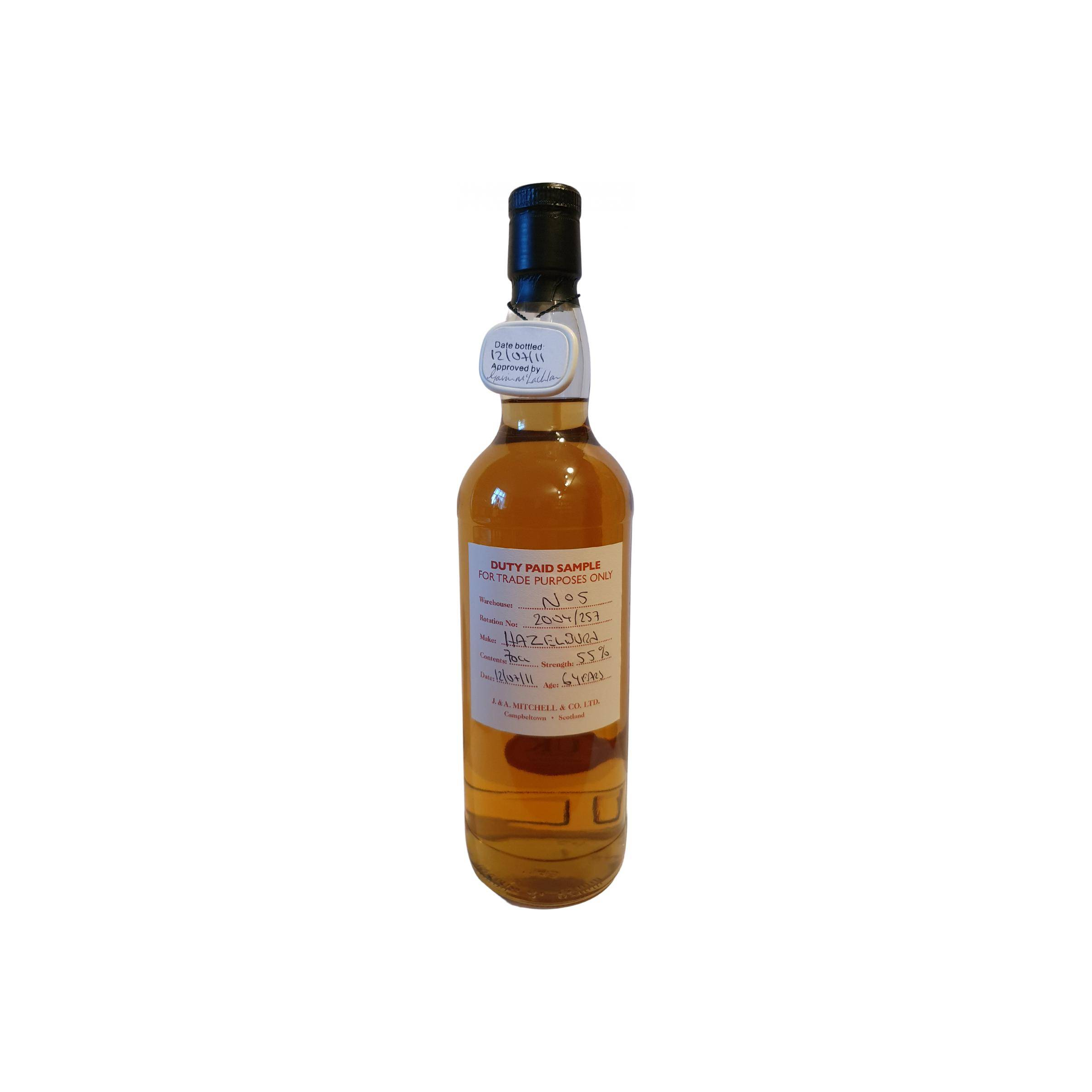 Hazelburn Duty Paid Sample - For Trade Purposes Only 2004 6 Years Single Malt Whisky