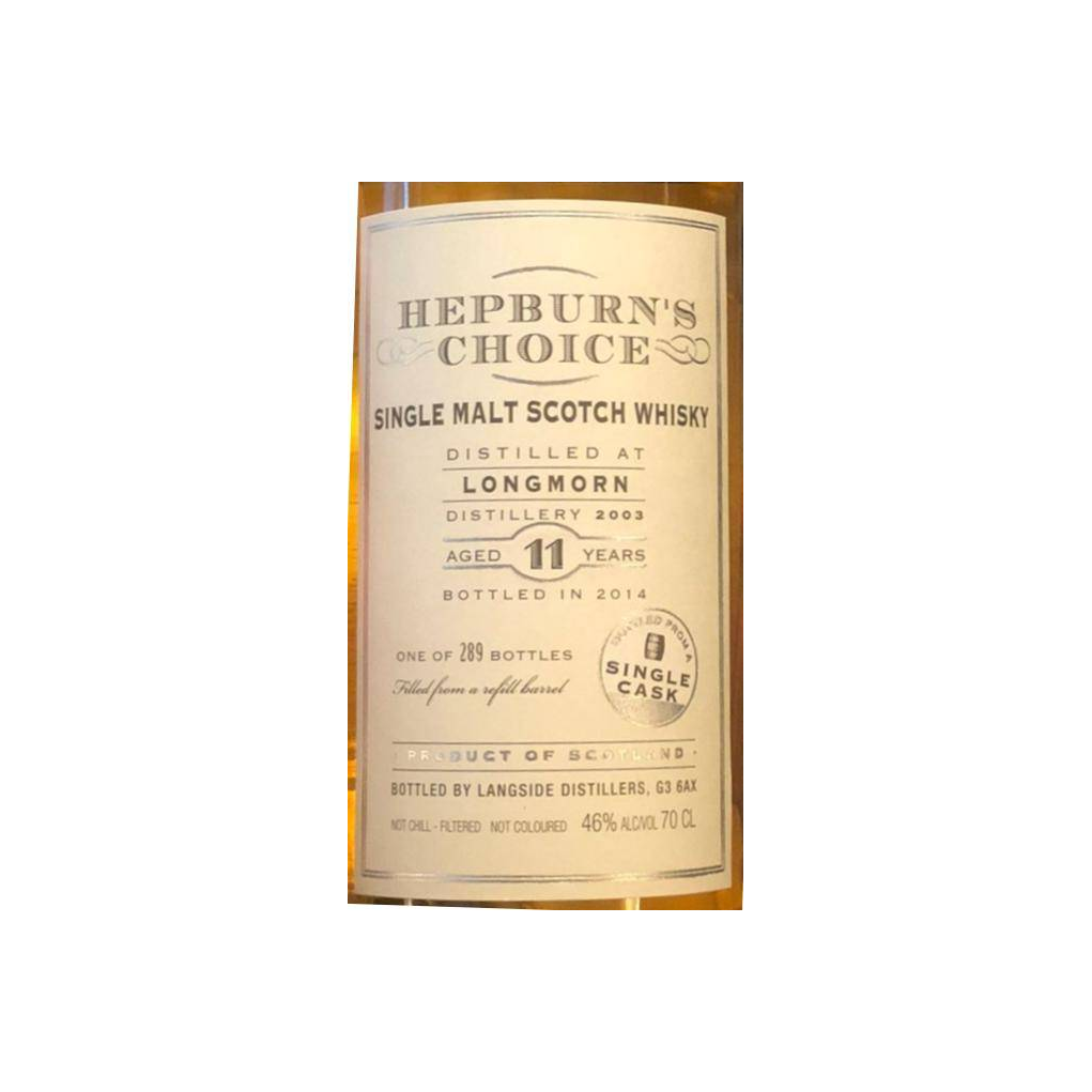 Longmorn 2003 11 Years Single Malt Whisky