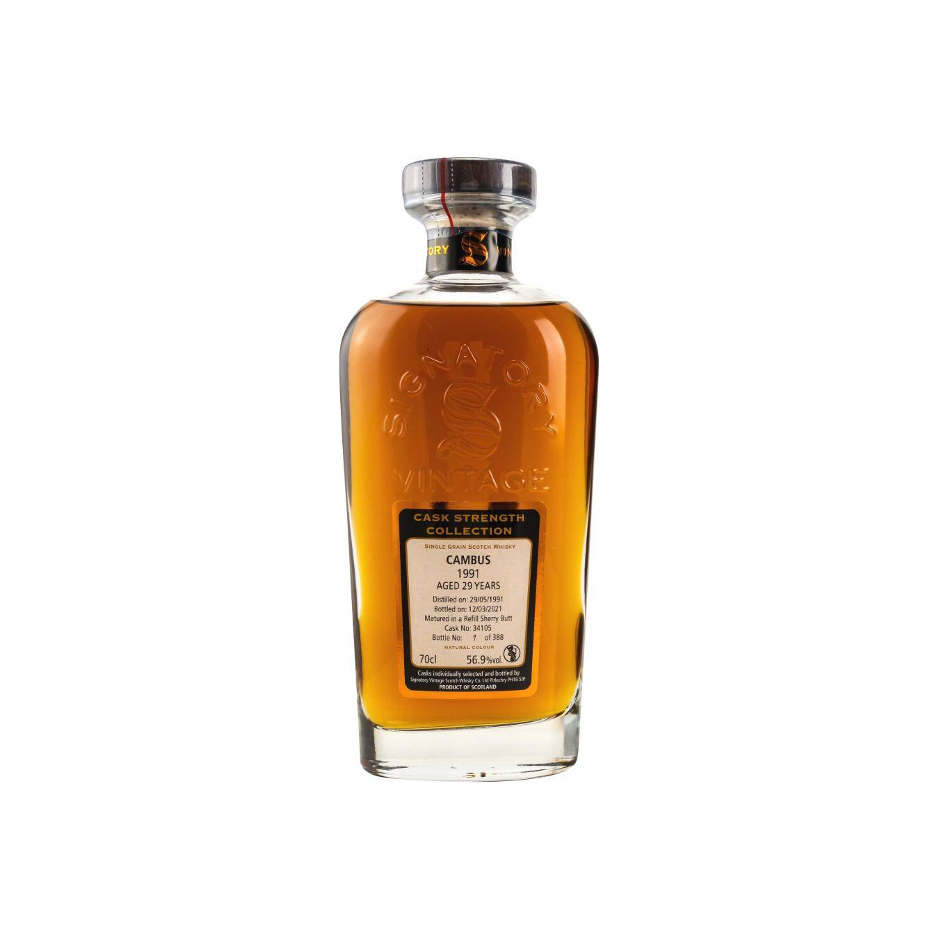 Cambus Cask Strength Collection 1991 29 Years Single Grain Whisky 3