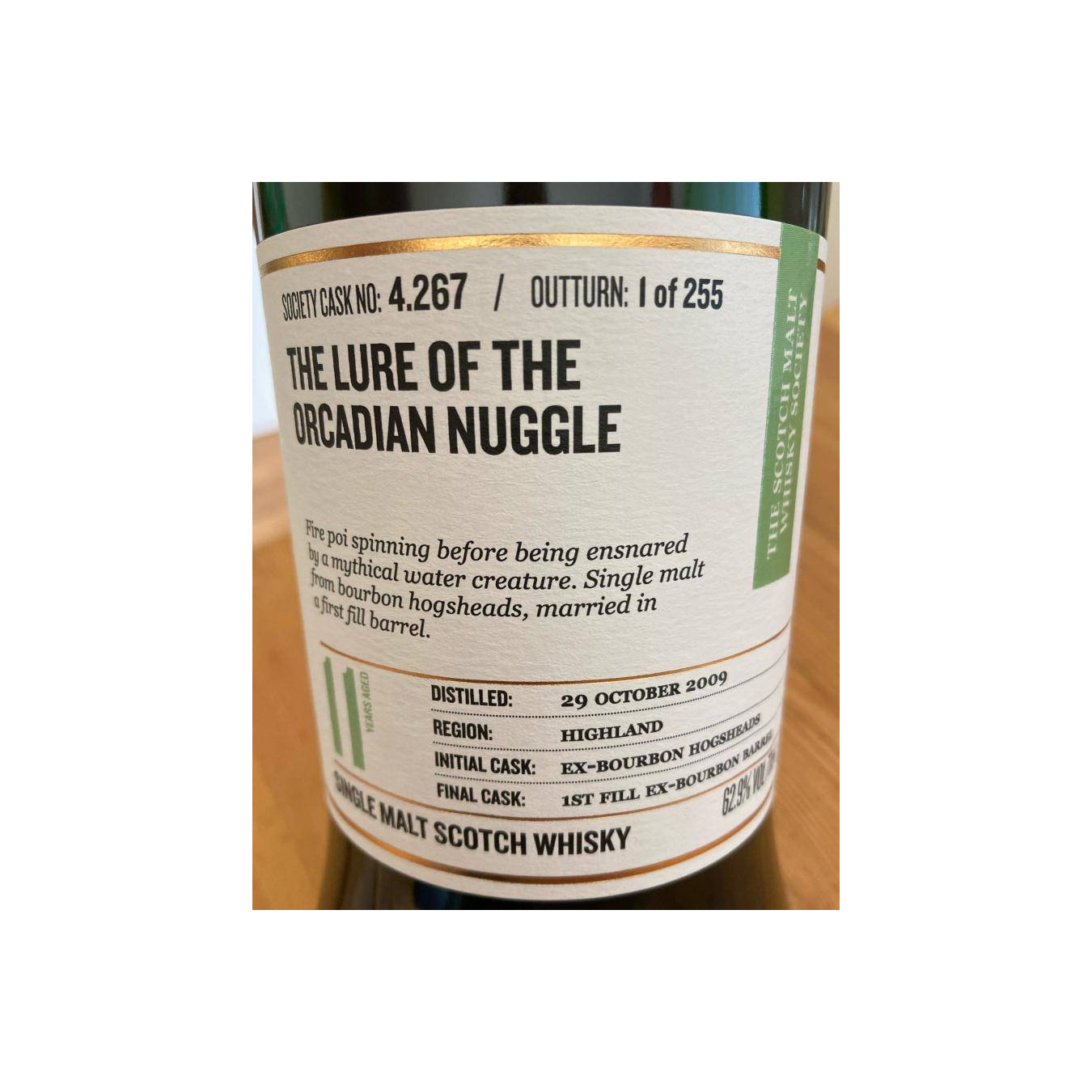 The Scotch Malt Whisky Society 2009 11 Years Single Malt Whisky 2