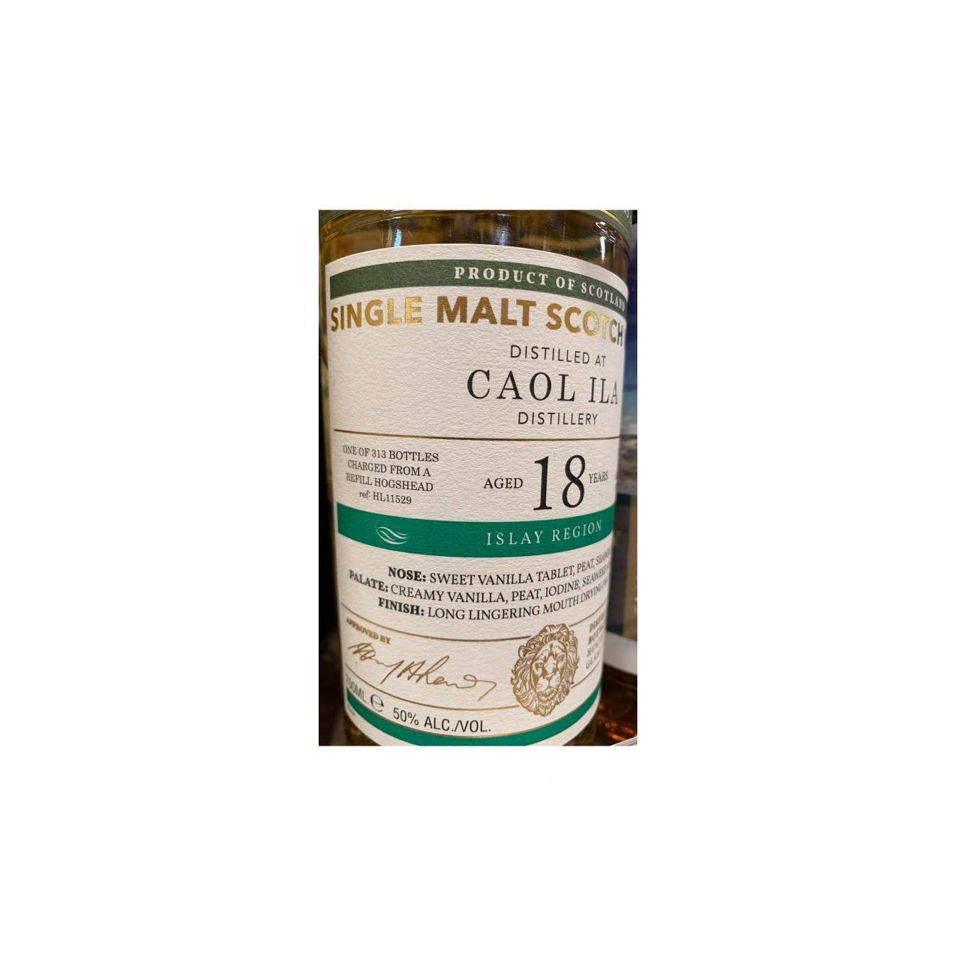 Caol Ila Old Malt Cask 1996 18 Years Single Malt Whisky 2