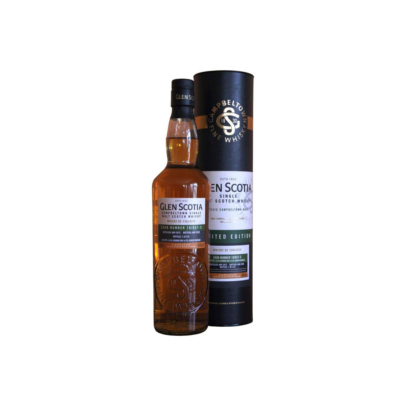 Glen Scotia Limited Edition 2012 7 Years Single Malt Whisky
