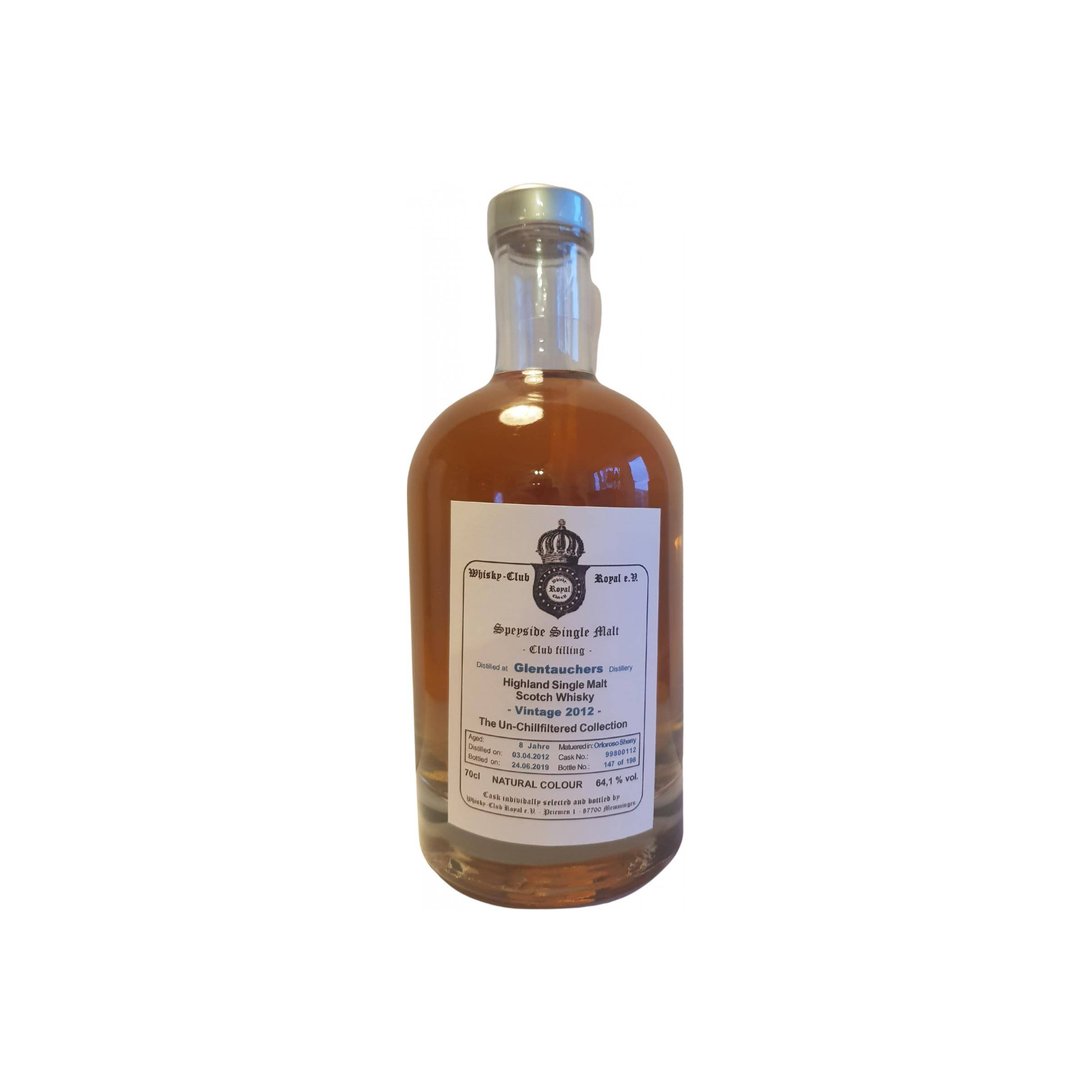 Glentauchers 2012 8 Years Single Malt Whisky