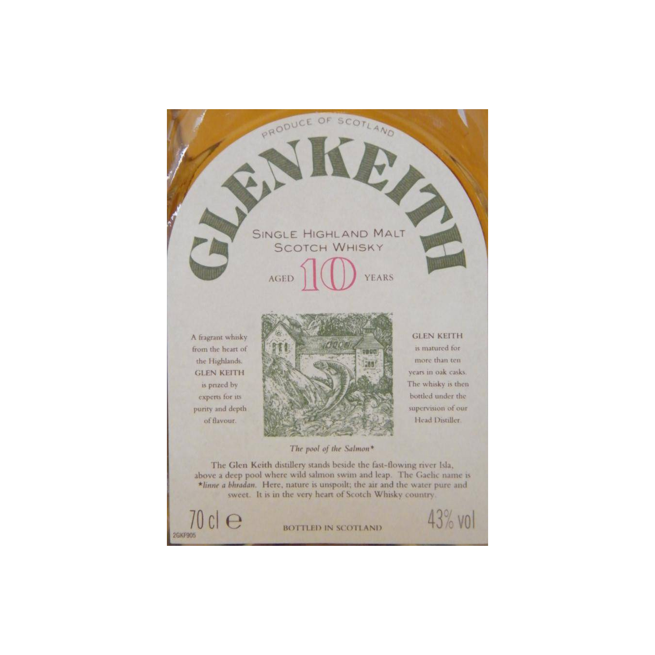 Glen Keith 10 Years Single Malt Whisky 2