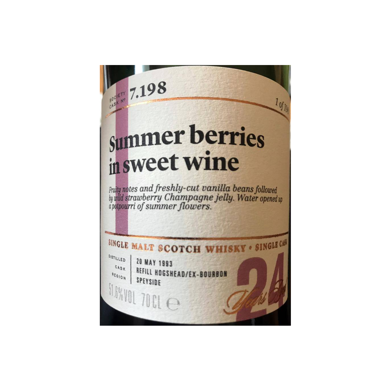 The Scotch Malt Whisky Society 1993 24 Years Single Malt Whisky 2