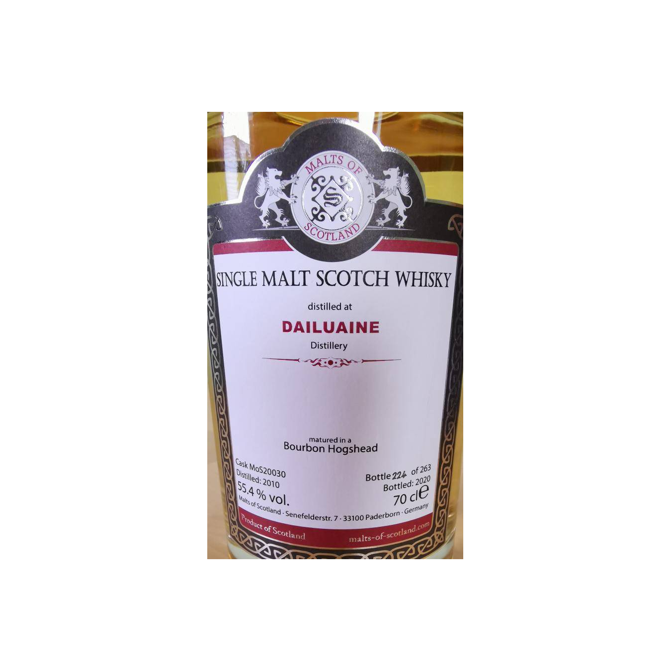 Dailuaine 2010 10 Years Single Malt Whisky 3