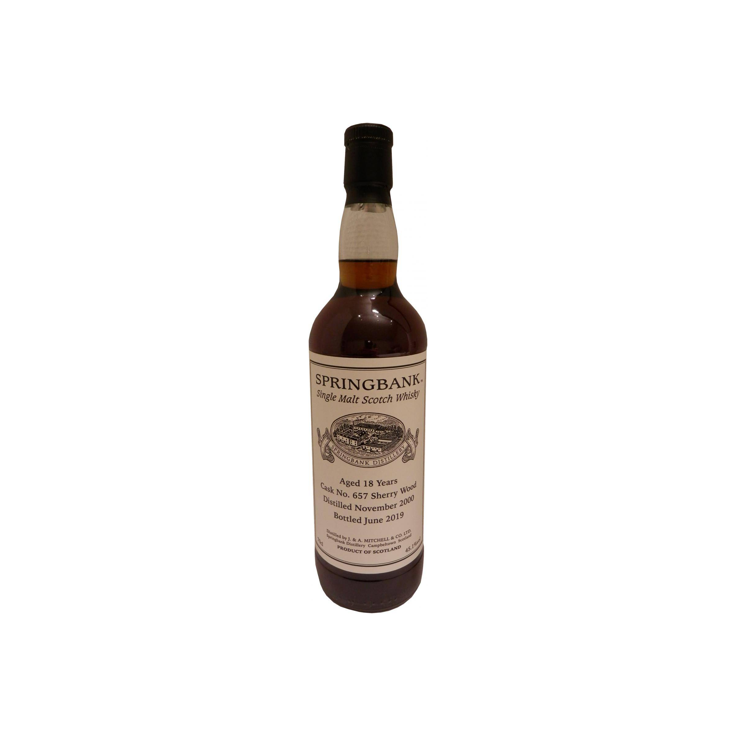 Springbank Private Bottling 2000 18 Years Single Malt Whisky