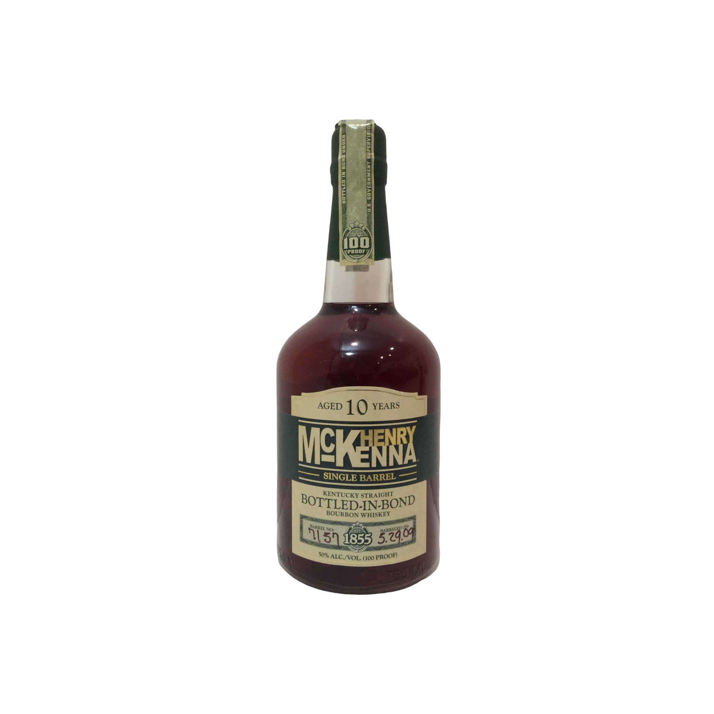 Henry McKenna Single Cask 2009 10 Years Bourbon Whisky