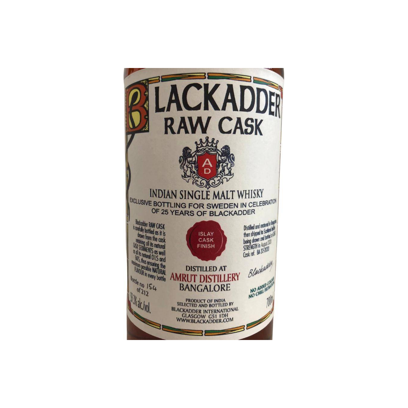 Amrut Raw Cask Single Malt Whisky 3