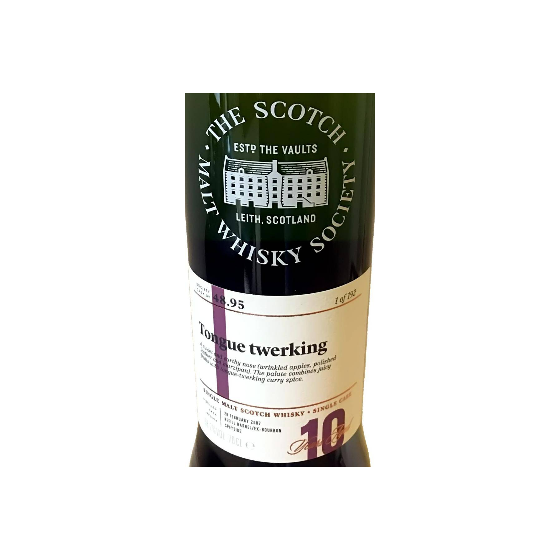 The Scotch Malt Whisky Society 2007 10 Years Single Malt Whisky 2