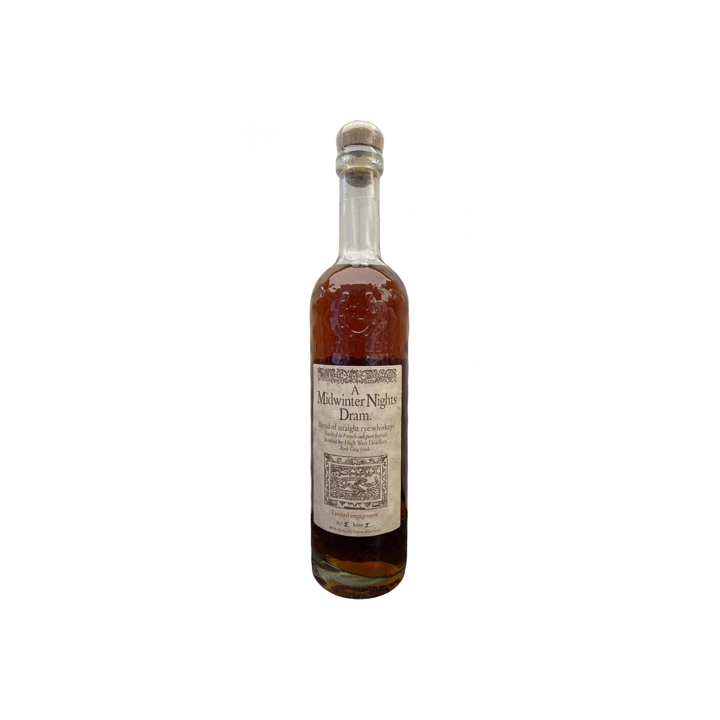 High West Rye Whisky