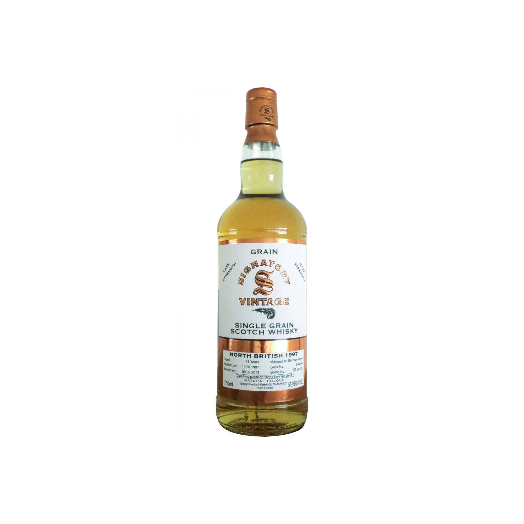 North British 1997 16 Years Single Grain Whisky