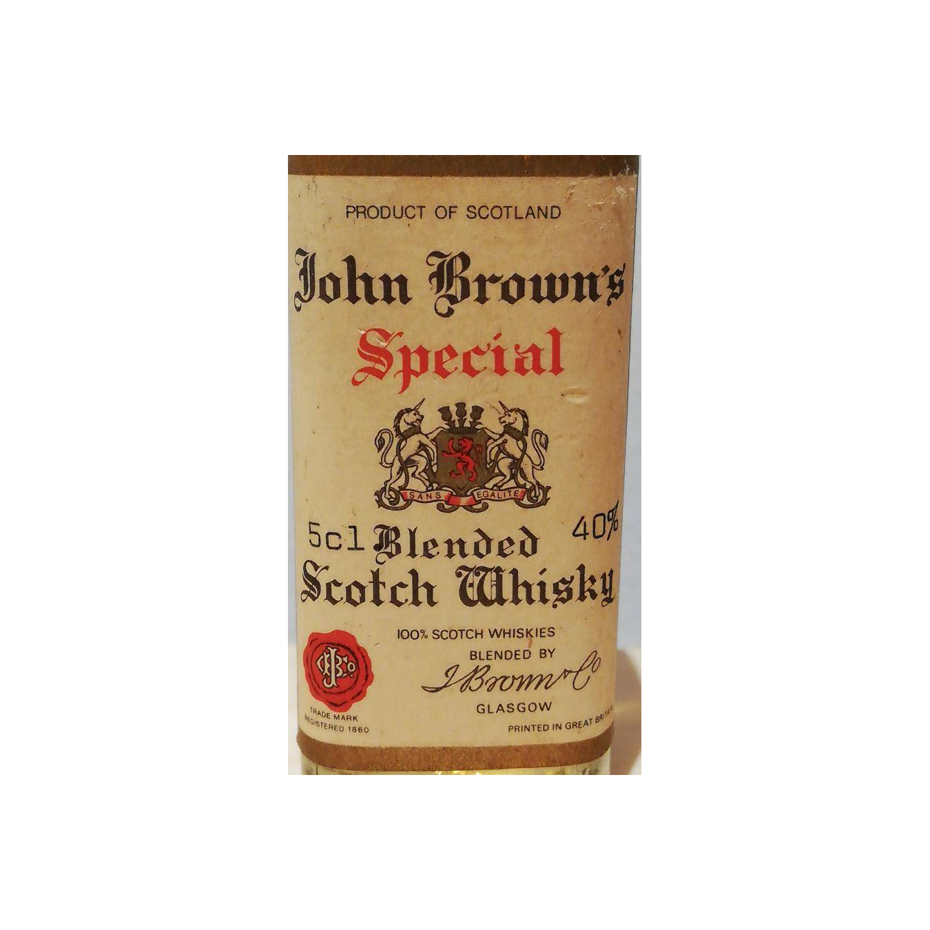 John Brown's Special Blended Scotch Whisky 2