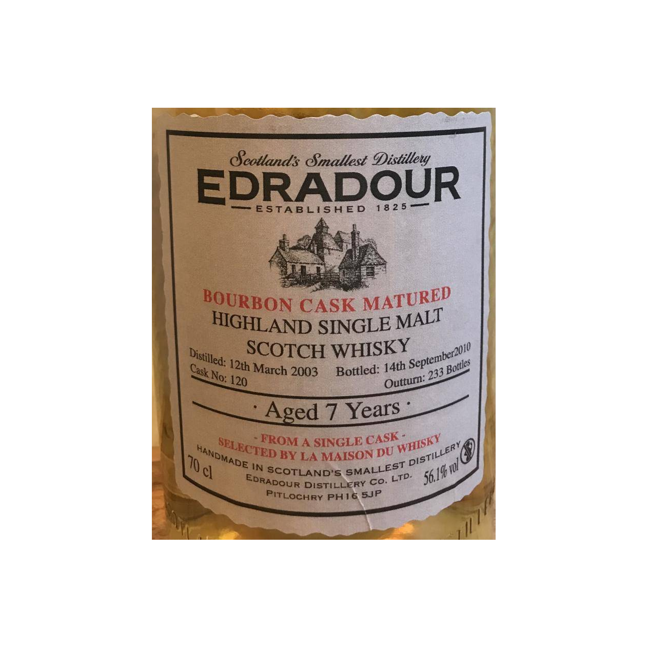 Edradour 2003 7 Years Single Malt Whisky 3