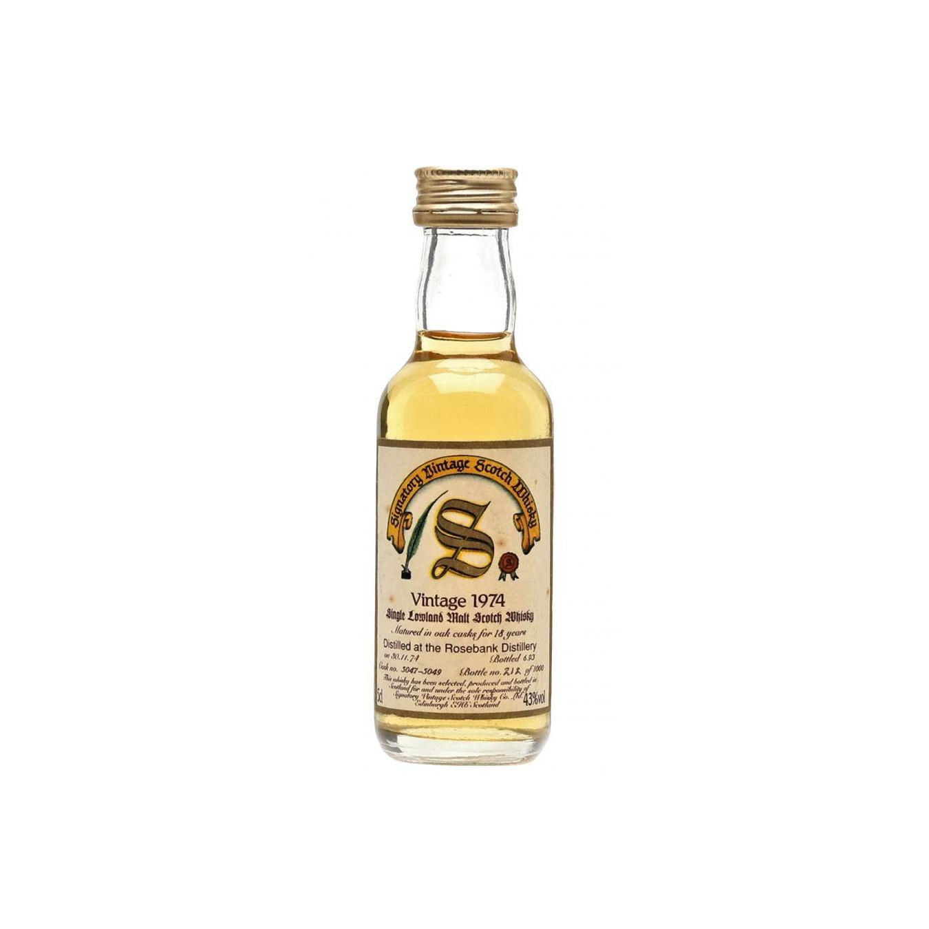 Rosebank 1974 18 Years Single Malt Whisky 2