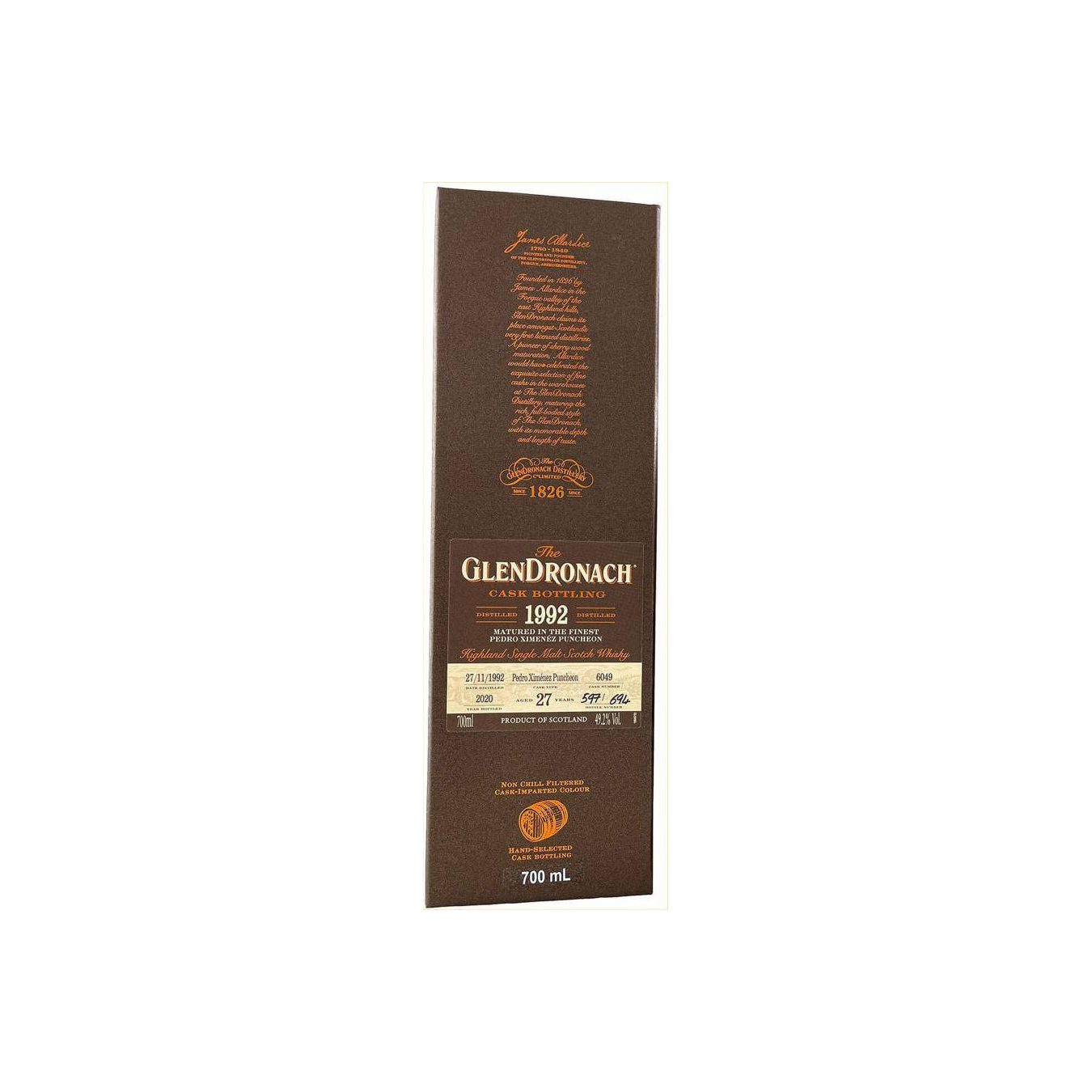 GlenDronach 1992 27 Years Single Malt Whisky 3