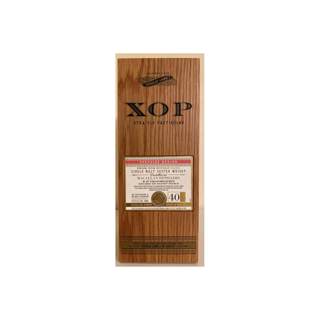 The Macallan 1977 40 Years Single Malt Whisky 3