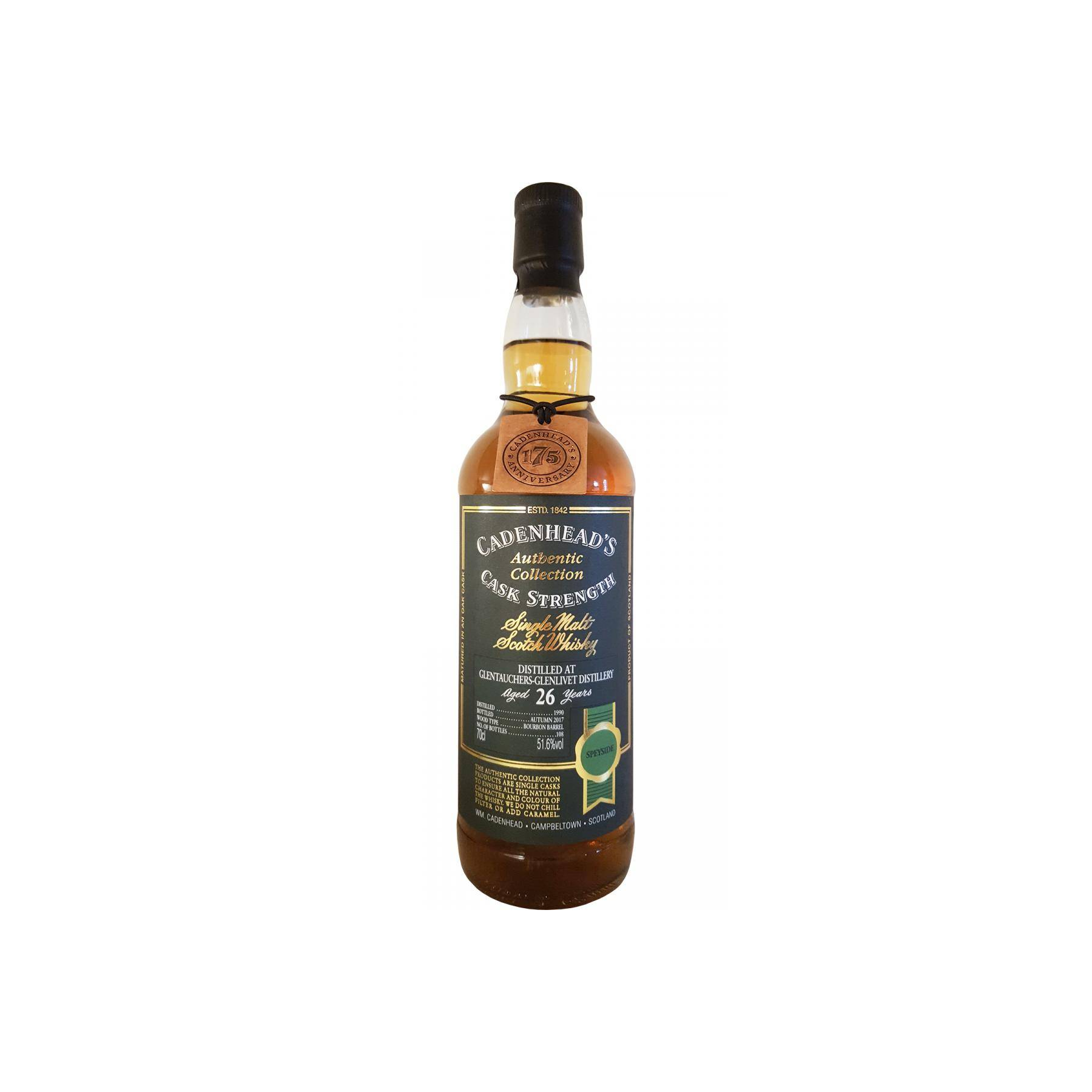 Glentauchers 1990 26 Years Single Malt Whisky