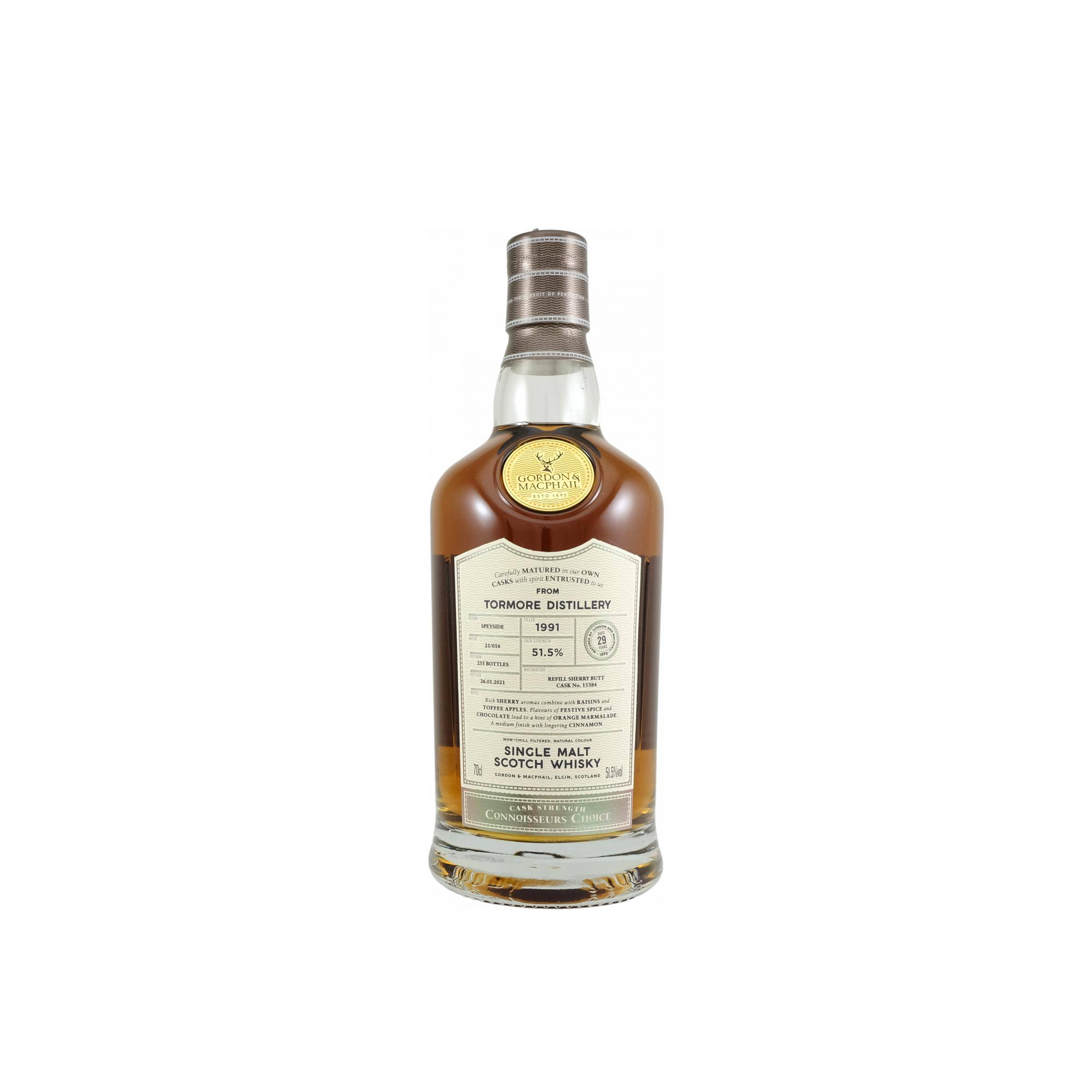 Tormore Connoisseurs Choice - Cask Strength 1991 29 Years Single Malt Whisky