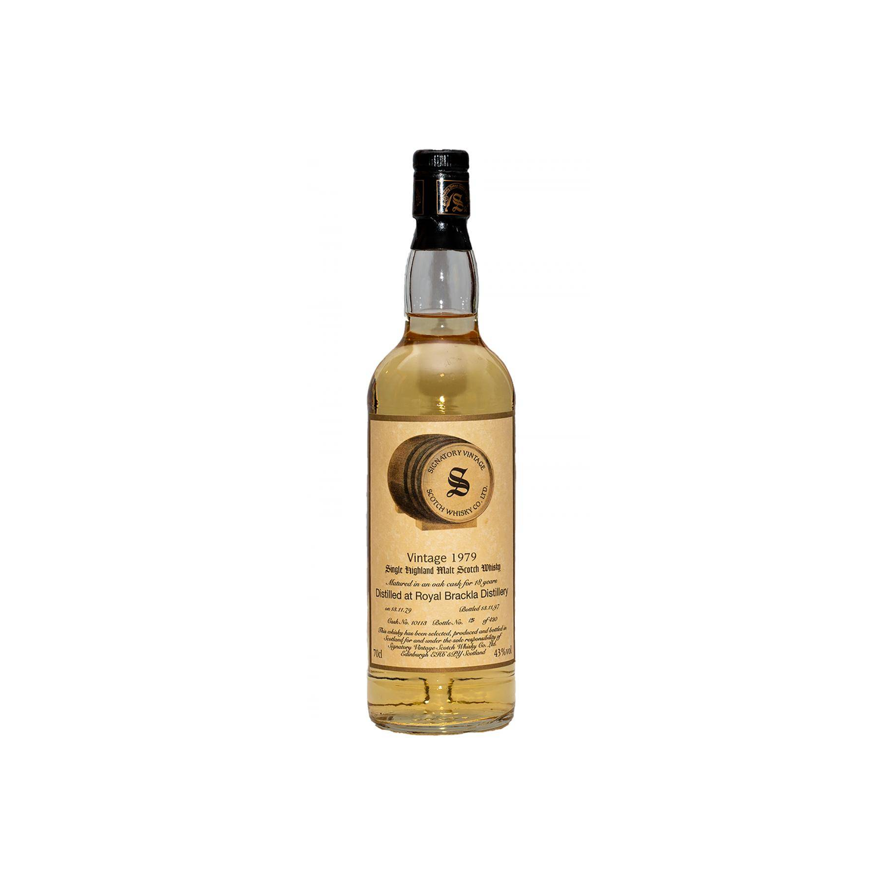 Royal Brackla Vintage Collection 1979 18 Years Single Malt Whisky