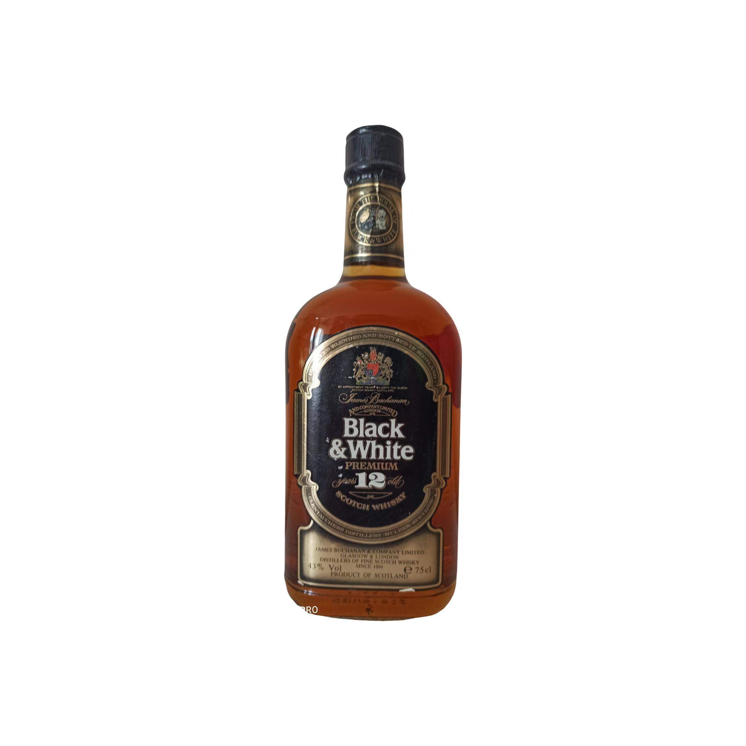 Black & White 12 Years Blended Whisky