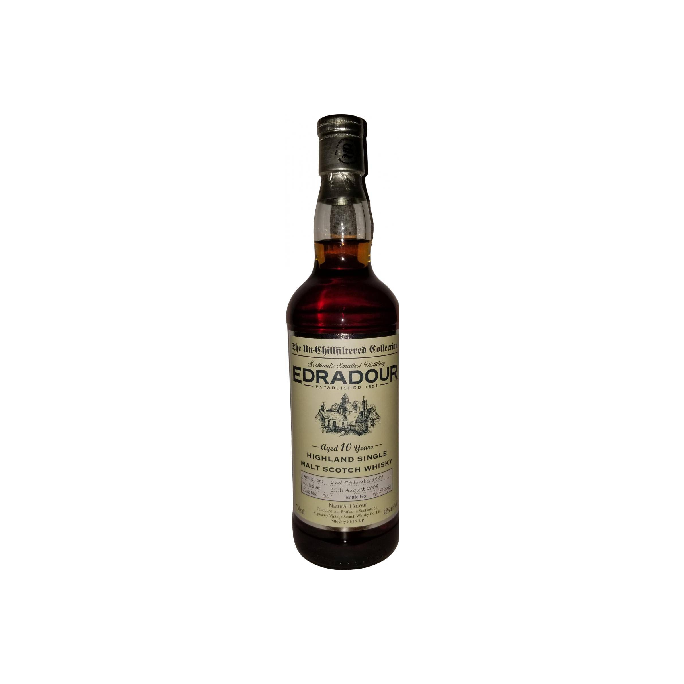 Edradour The Un-Chillfiltered Collection 1997 10 Years Single Malt Whisky