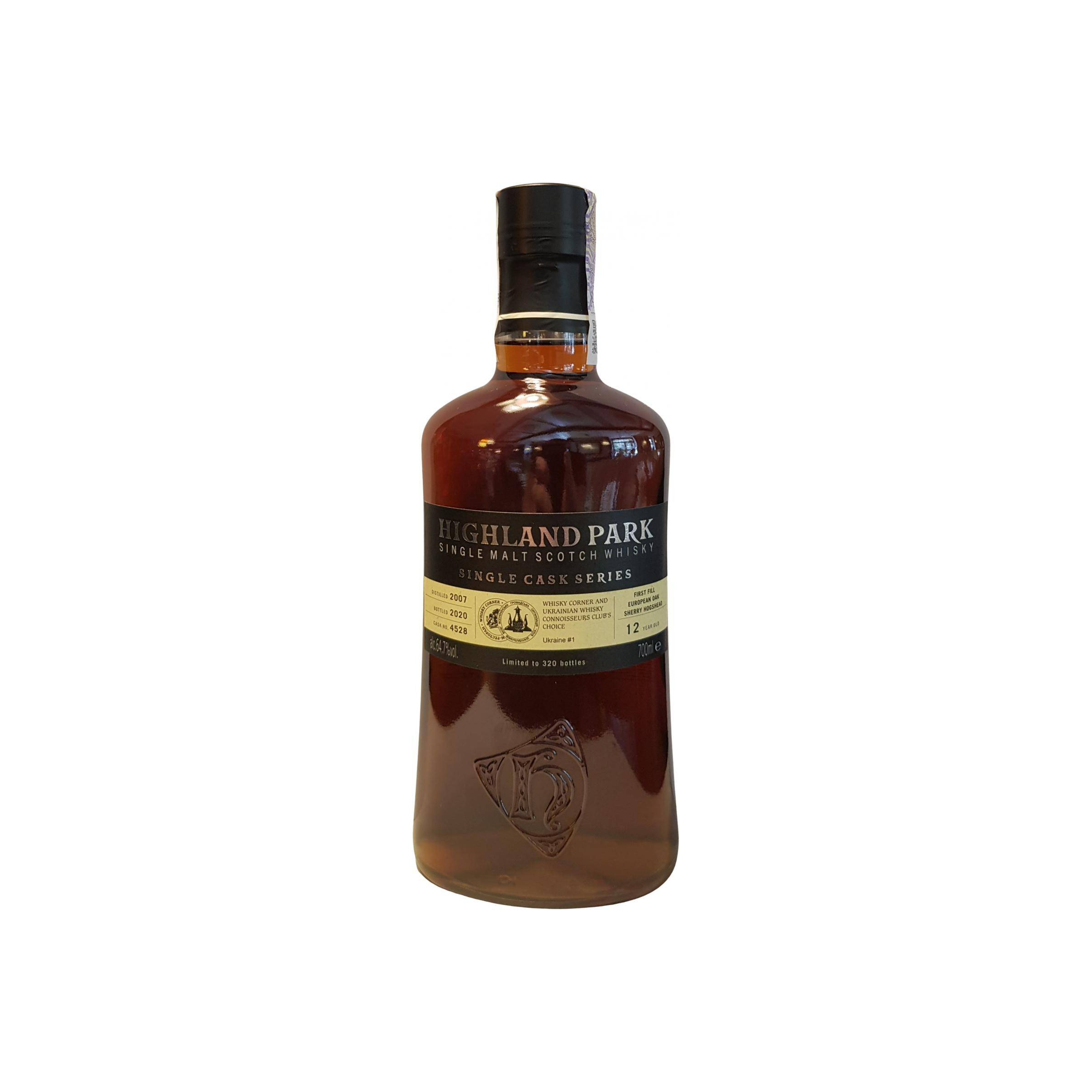 Highland Park Single Cask 2007 12 Years Single Malt Whisky
