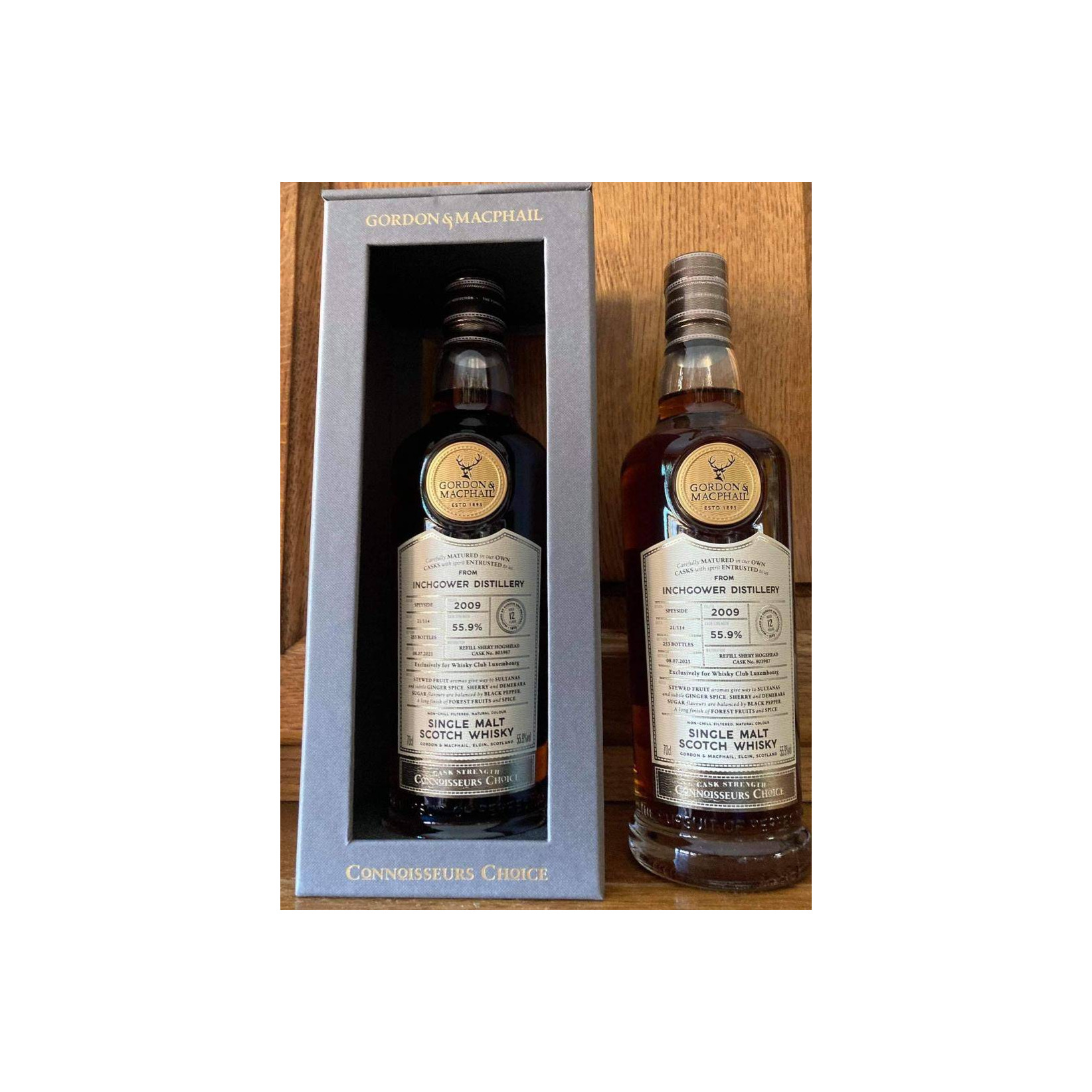 Inchgower Connoisseurs Choice - Cask Strength 2009 12 Years Single Malt Whisky 2