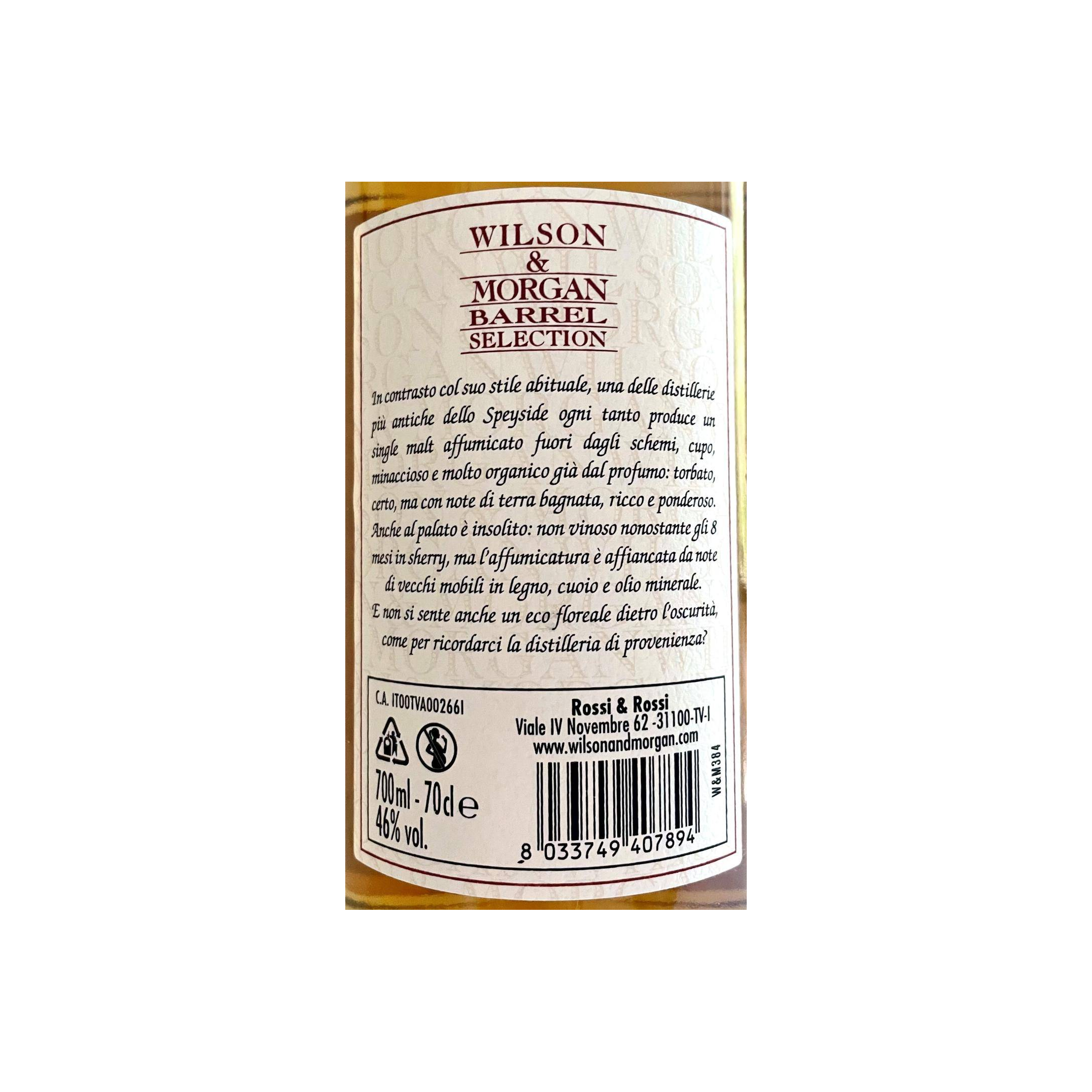 Wilson & Morgan Barrel Selection 2013 8 Years Single Malt Whisky 3
