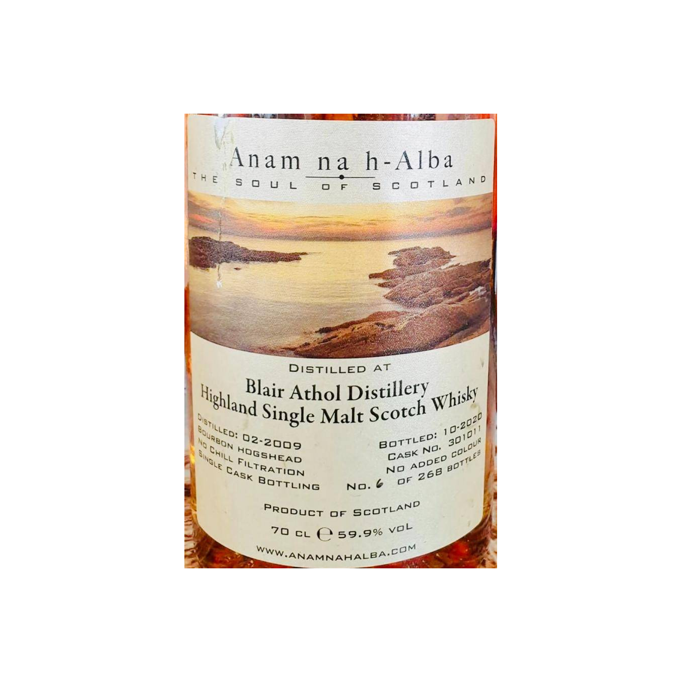 Blair Athol 2009 11 Years Single Malt Whisky 2